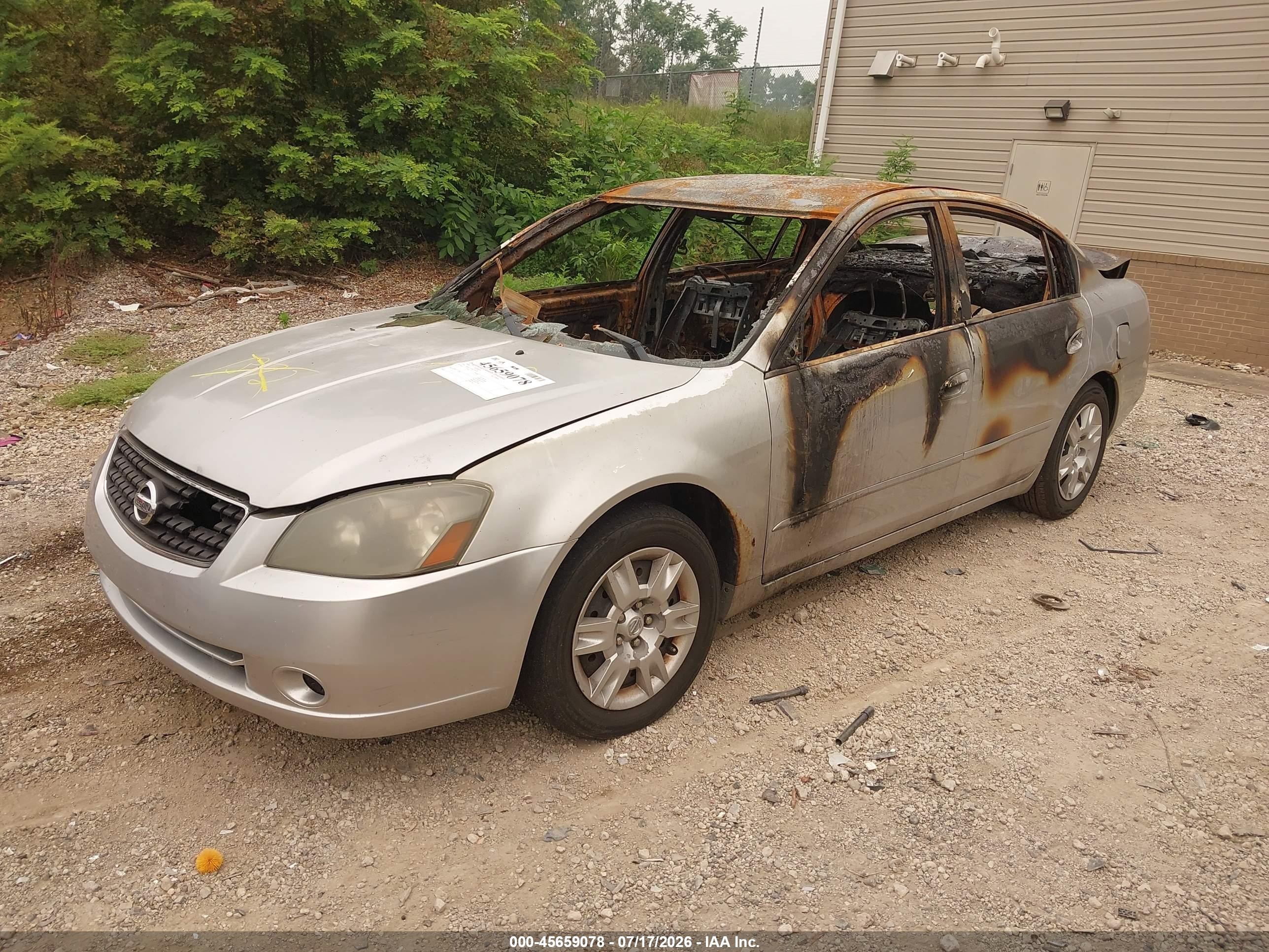 2006 Nissan Altima 2.5 S Серебряный vin: 1N4AL11D16C193534