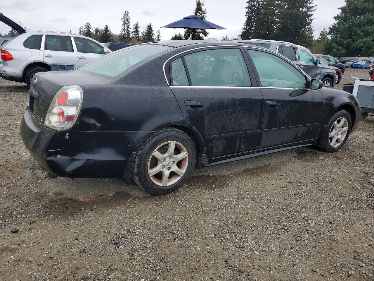 2006 Nissan Altima 2.5 Black vin: 1N4AL11D16C252209