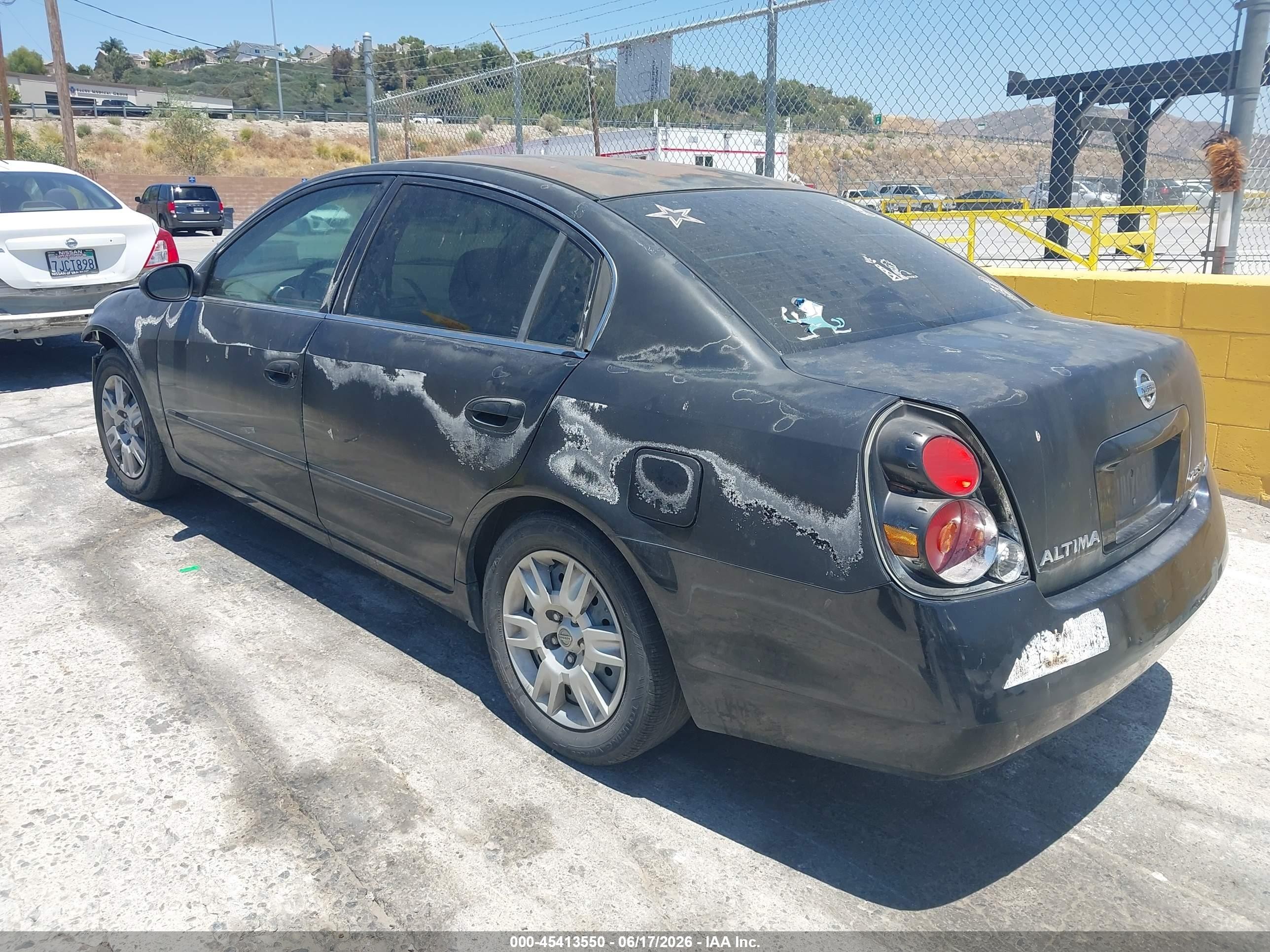 2006 Nissan Altima 2.5 S Черный vin: 1N4AL11D16N379854