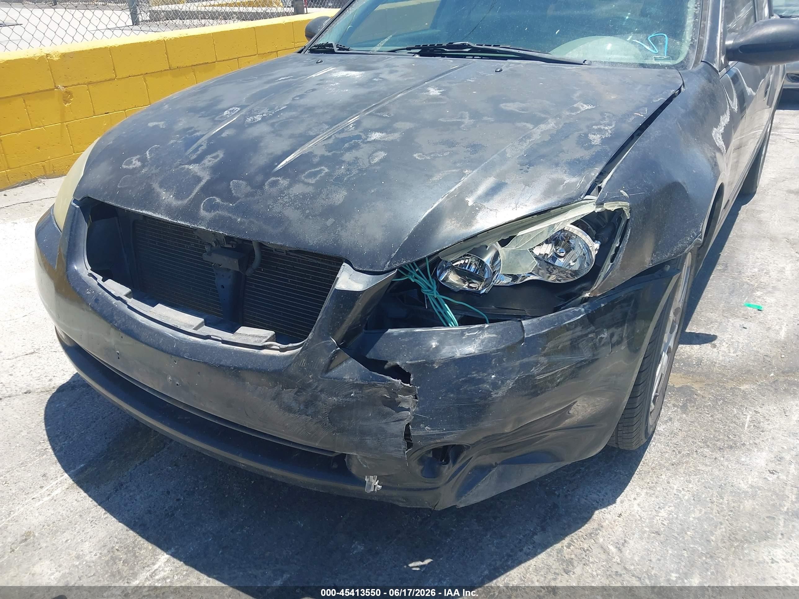 2006 Nissan Altima 2.5 S Черный vin: 1N4AL11D16N379854