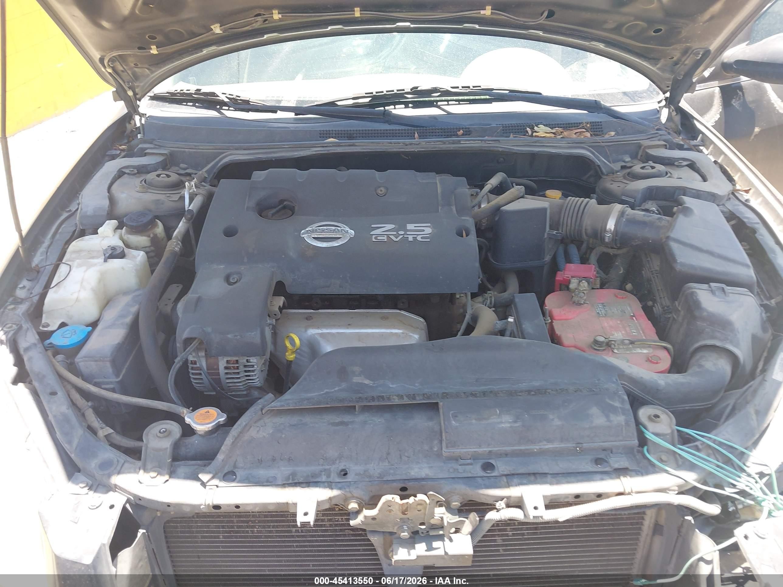 2006 Nissan Altima 2.5 S Черный vin: 1N4AL11D16N379854