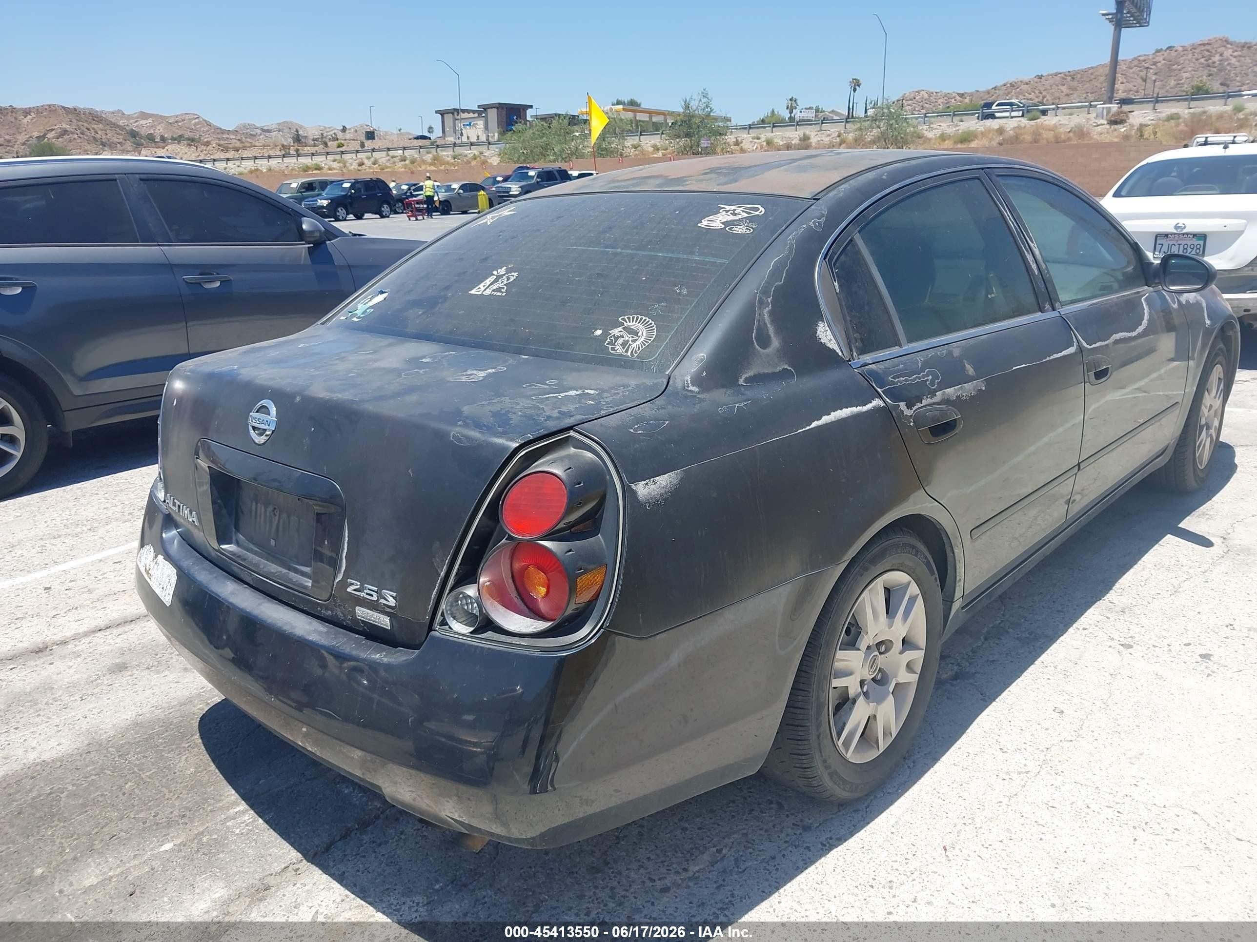 2006 Nissan Altima 2.5 S Черный vin: 1N4AL11D16N379854