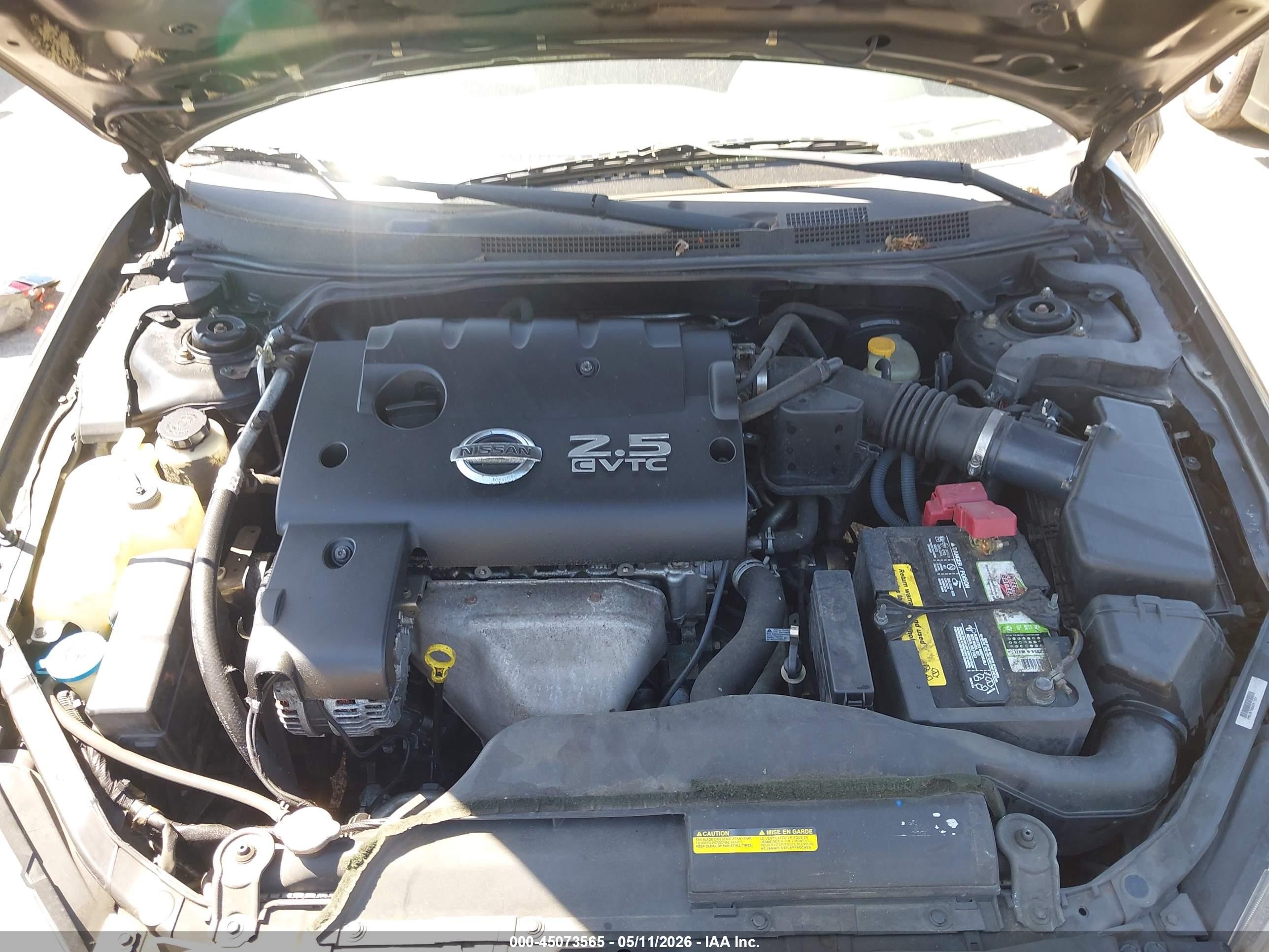 2006 Nissan Altima 2.5 S Black vin: 1N4AL11D16N407829