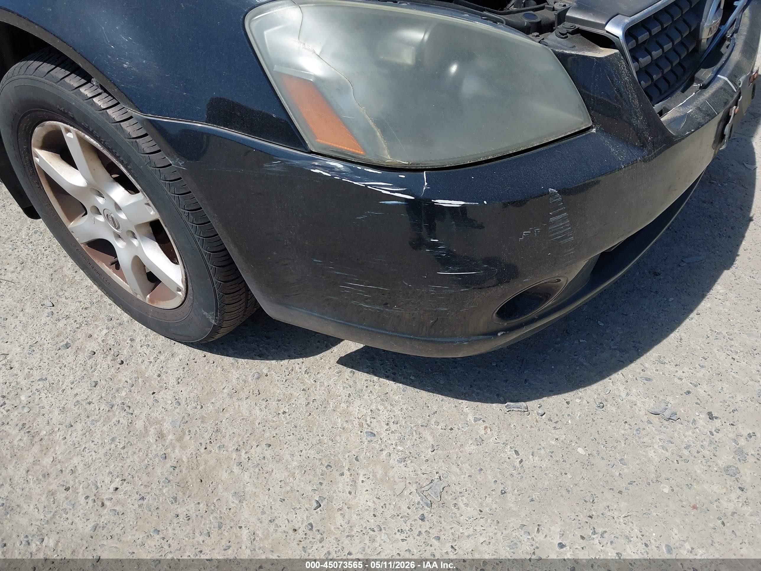 2006 Nissan Altima 2.5 S Black vin: 1N4AL11D16N407829