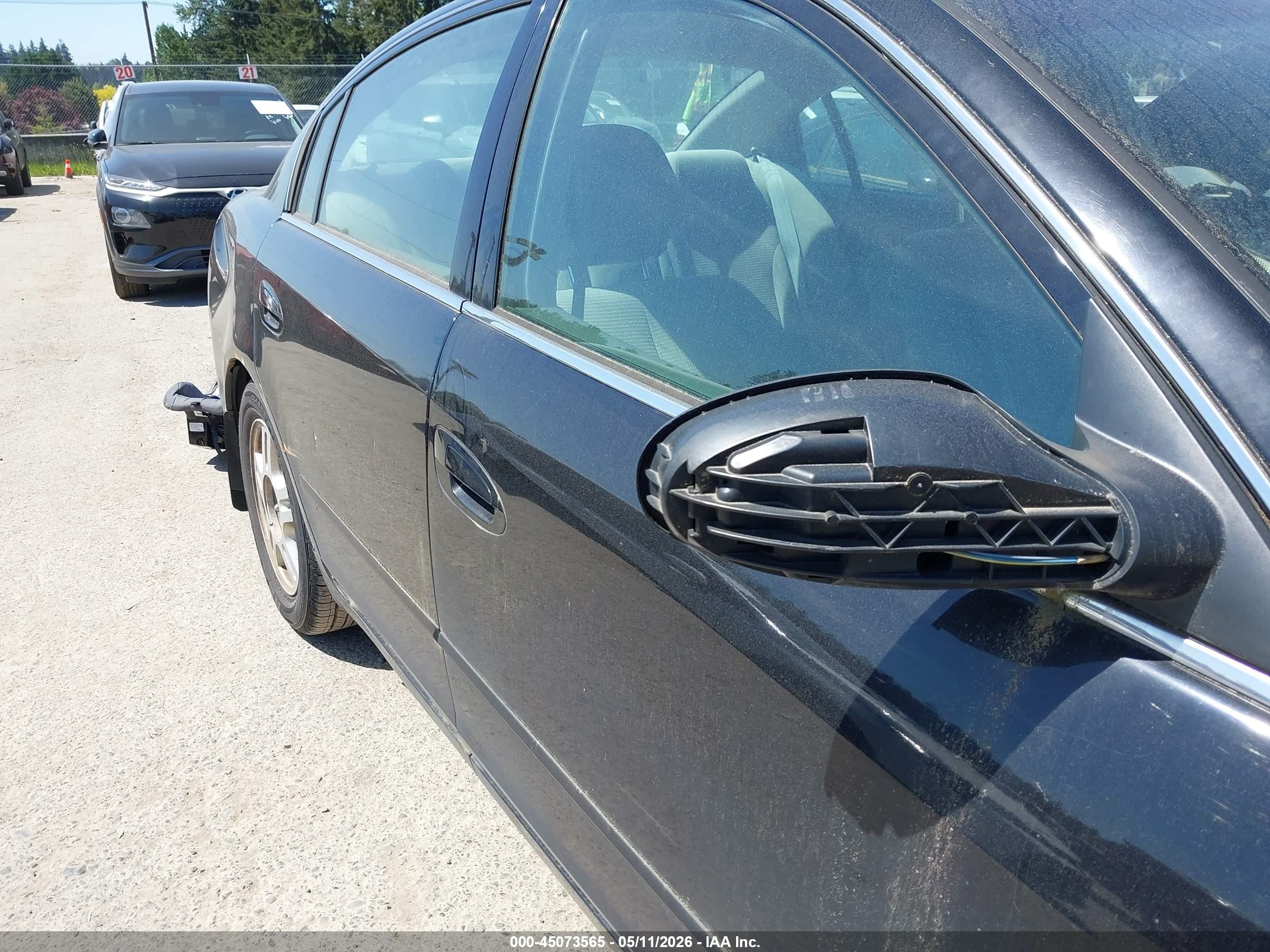 2006 Nissan Altima 2.5 S Black vin: 1N4AL11D16N407829