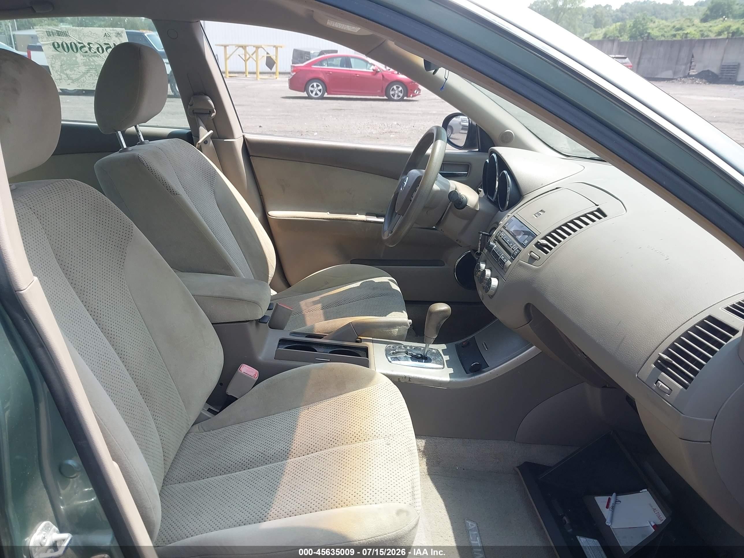2006 Nissan Altima 2.5 S Green vin: 1N4AL11D16N411931
