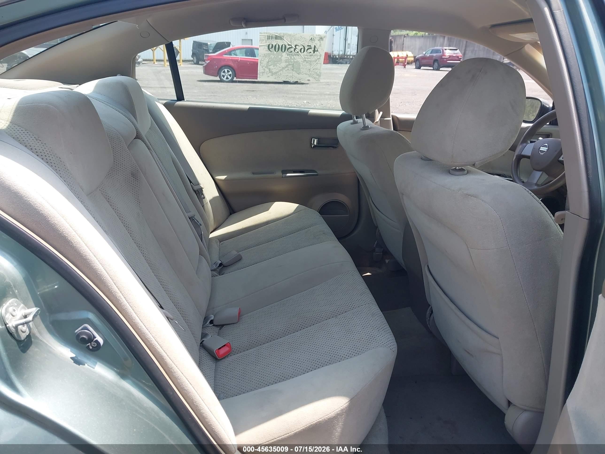 2006 Nissan Altima 2.5 S Green vin: 1N4AL11D16N411931