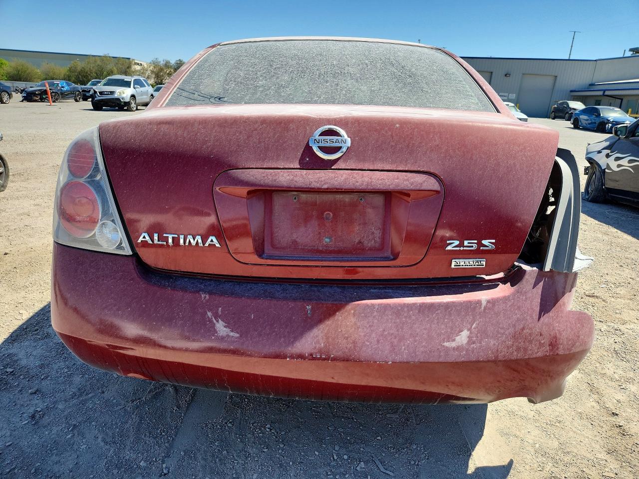 2006 Nissan Altima 2.5 Maroon vin: 1N4AL11D16N448218