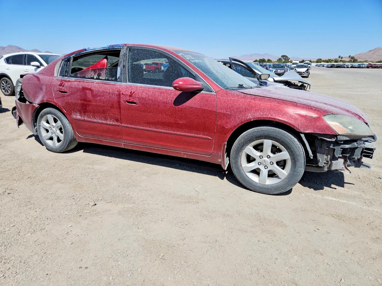 2006 Nissan Altima 2.5 Maroon vin: 1N4AL11D16N448218