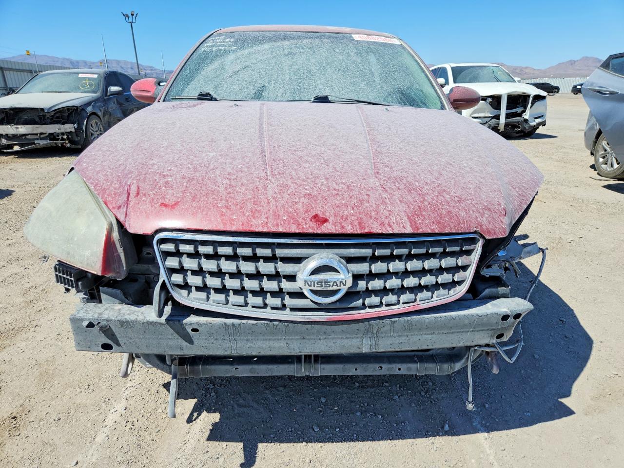 2006 Nissan Altima 2.5 Maroon vin: 1N4AL11D16N448218