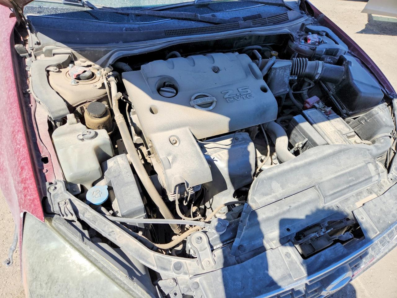 2006 Nissan Altima 2.5 Maroon vin: 1N4AL11D16N448218