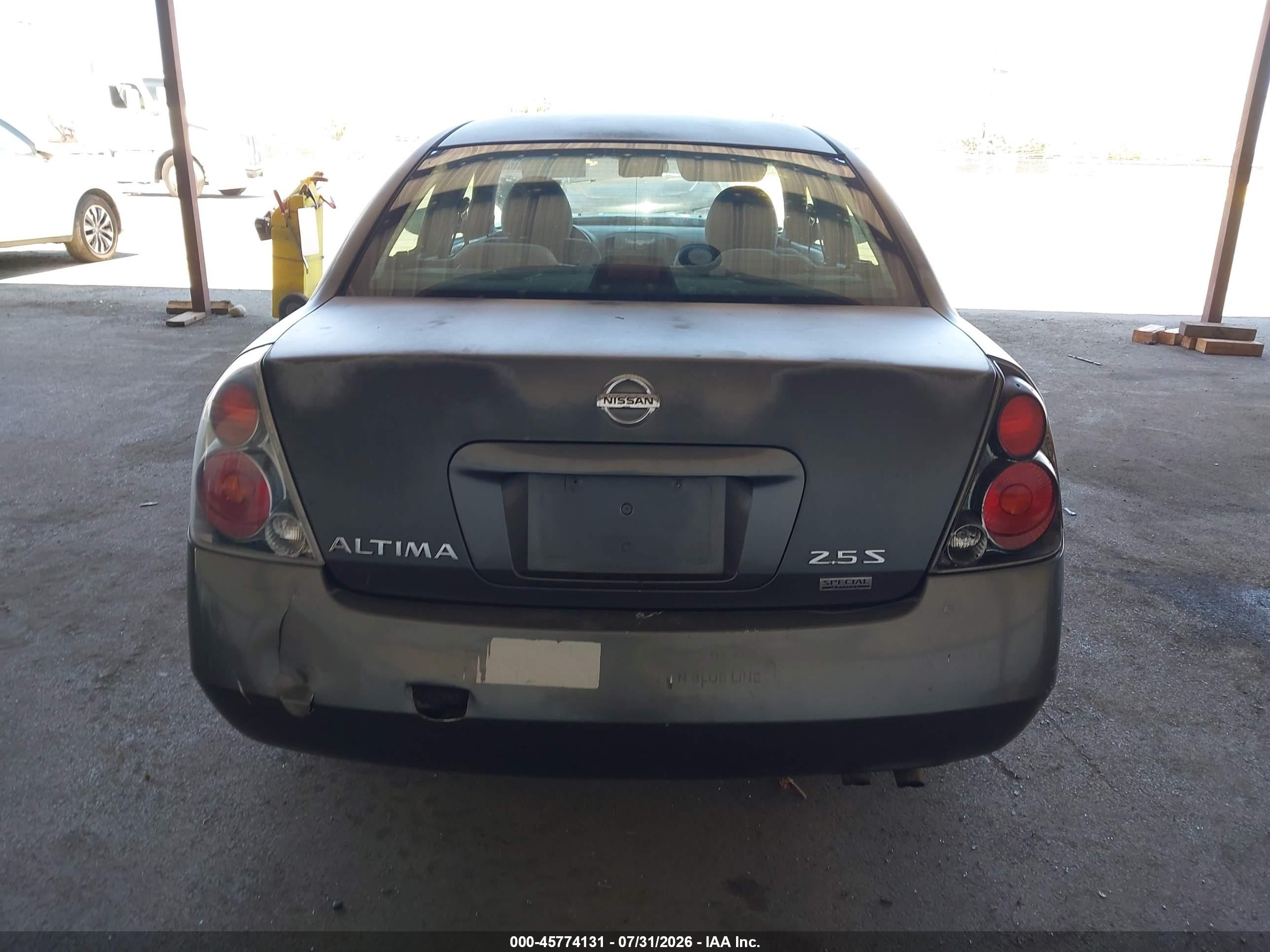 2006 Nissan Altima 2.5 S Серый vin: 1N4AL11D16N448638