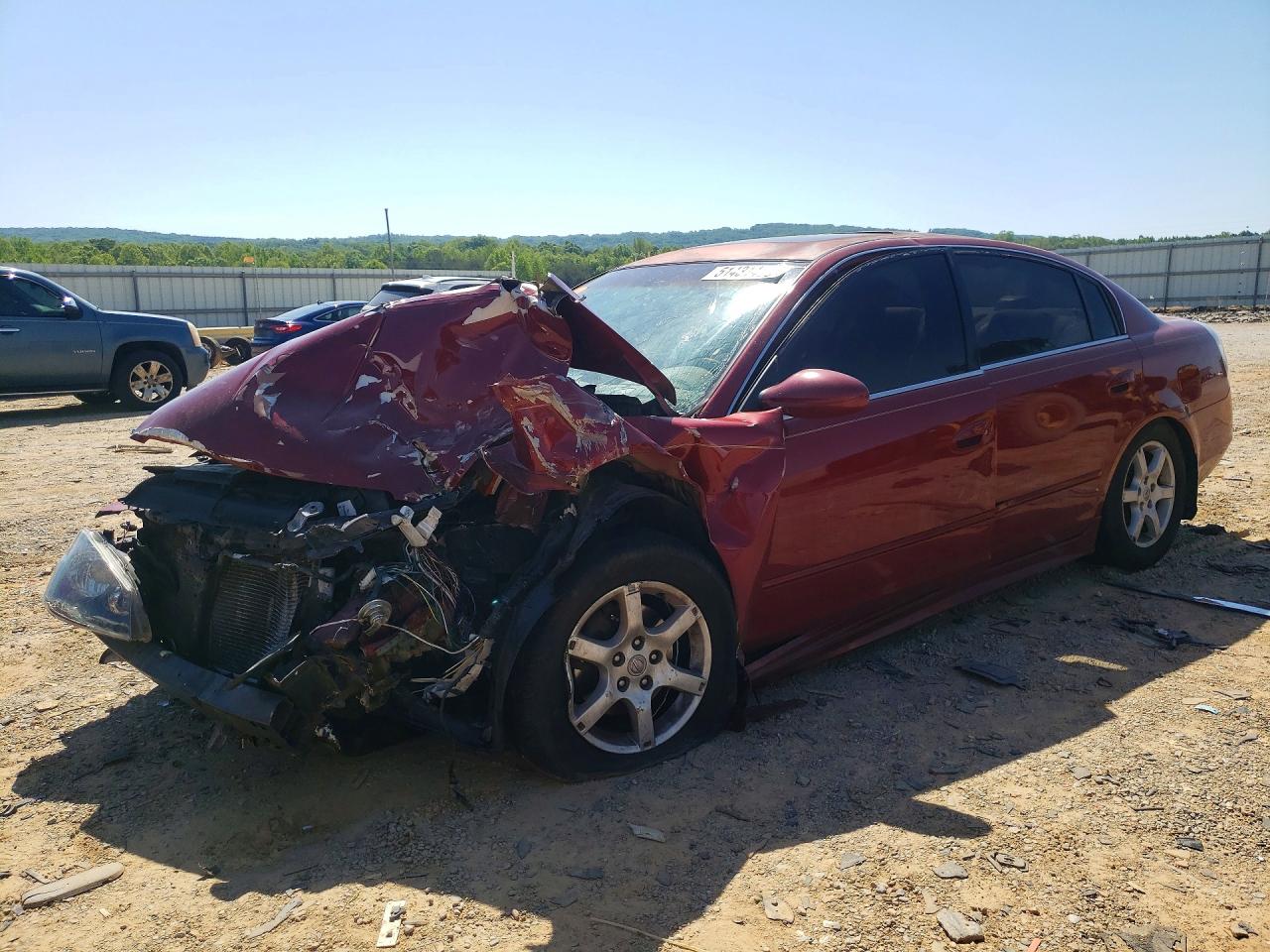 2006 Nissan Altima Темно-бордовый vin: 1N4AL11D16N449224