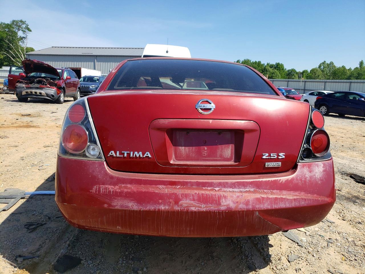2006 Nissan Altima Maroon vin: 1N4AL11D16N449224