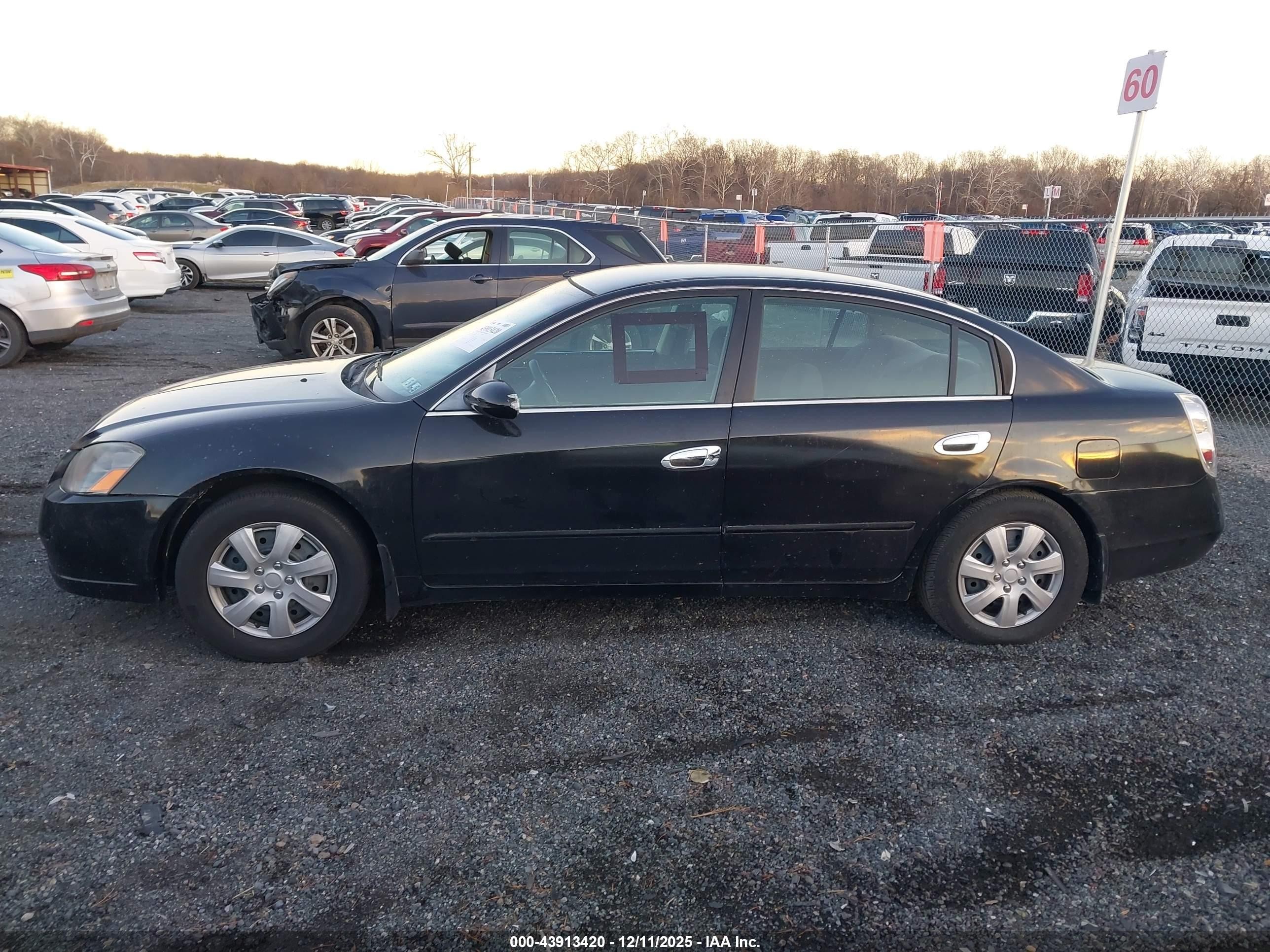 2006 Nissan Altima 2.5 S Black vin: 1N4AL11D16N449532