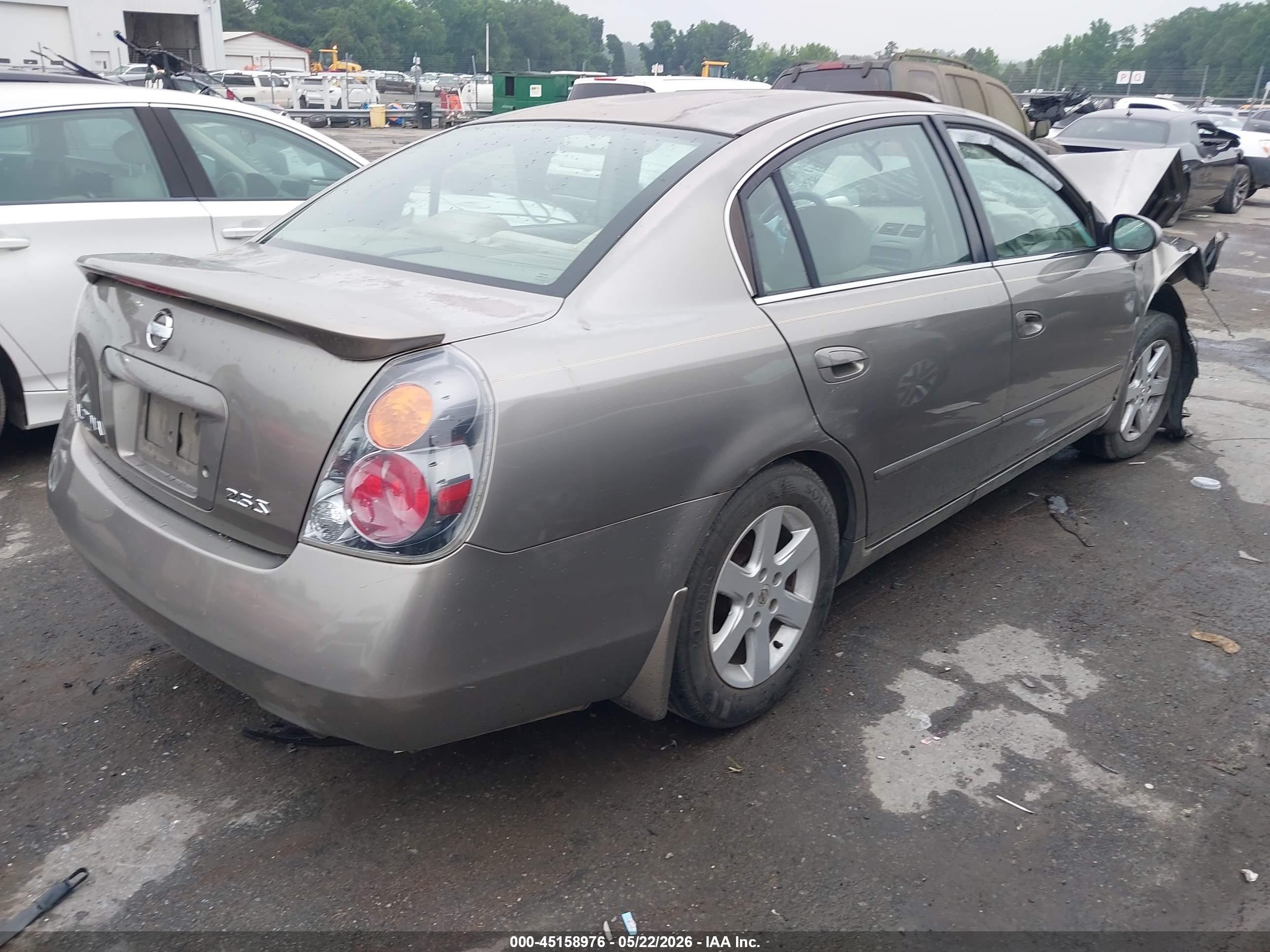 2002 Nissan Altima 2.5 S Gray vin: 1N4AL11D22C204342