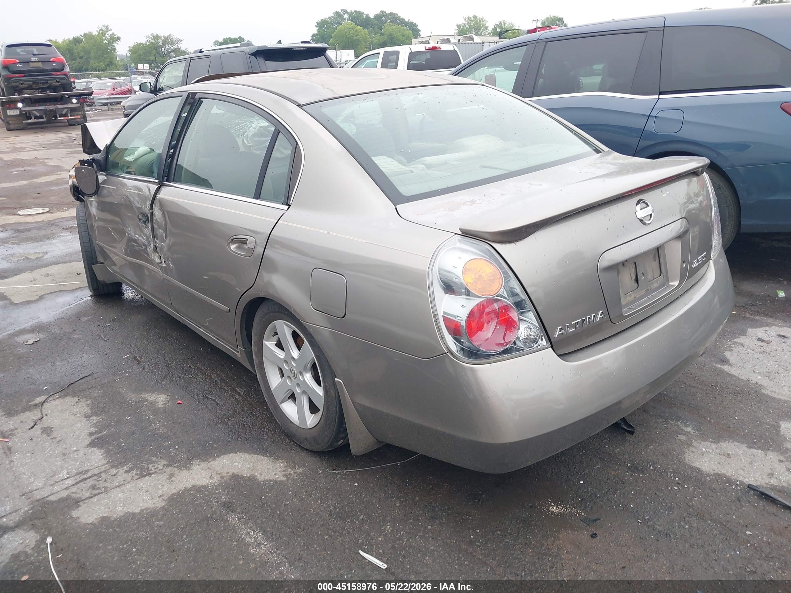2002 Nissan Altima 2.5 S Gray vin: 1N4AL11D22C204342