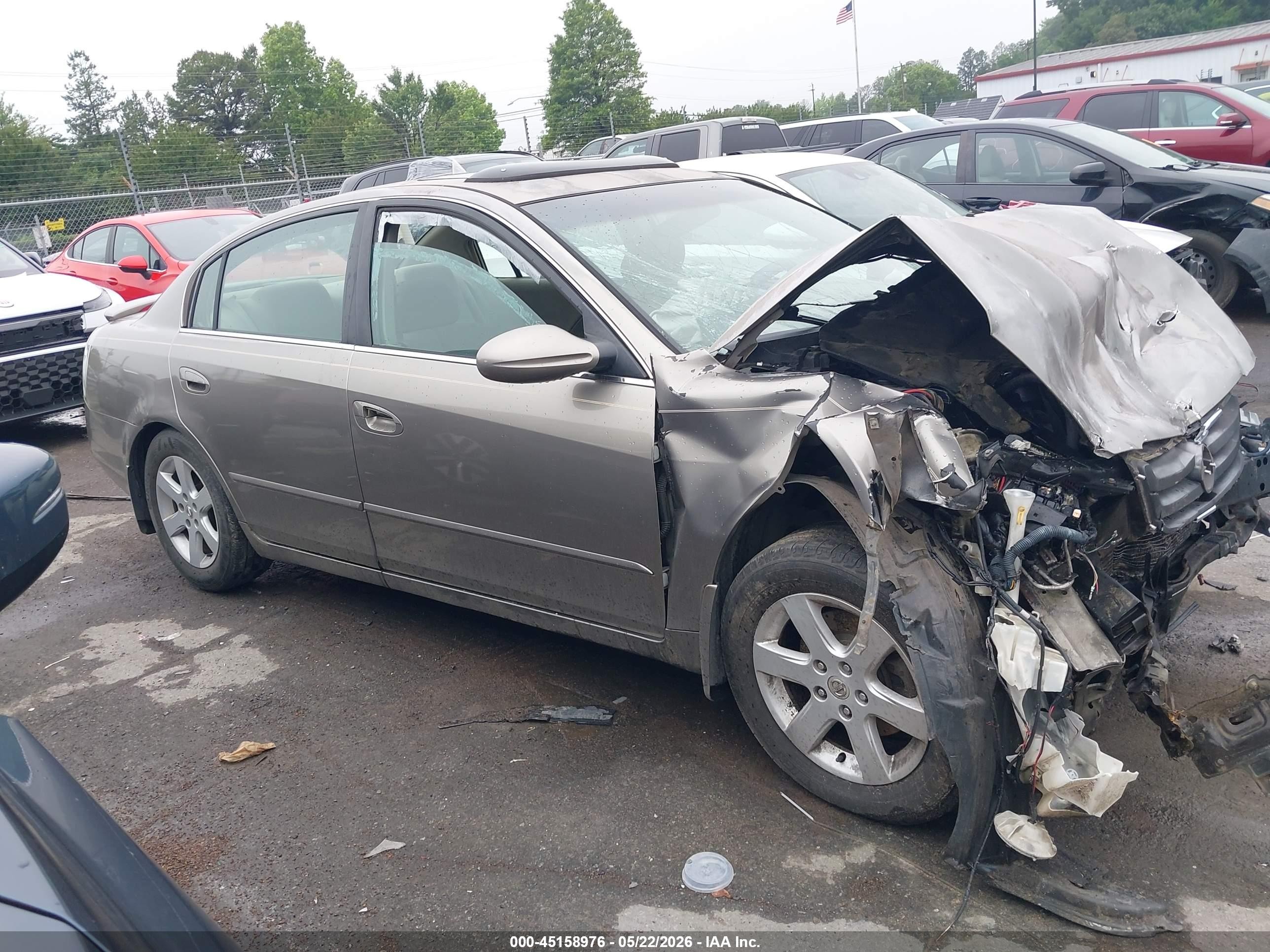 2002 Nissan Altima 2.5 S Gray vin: 1N4AL11D22C204342