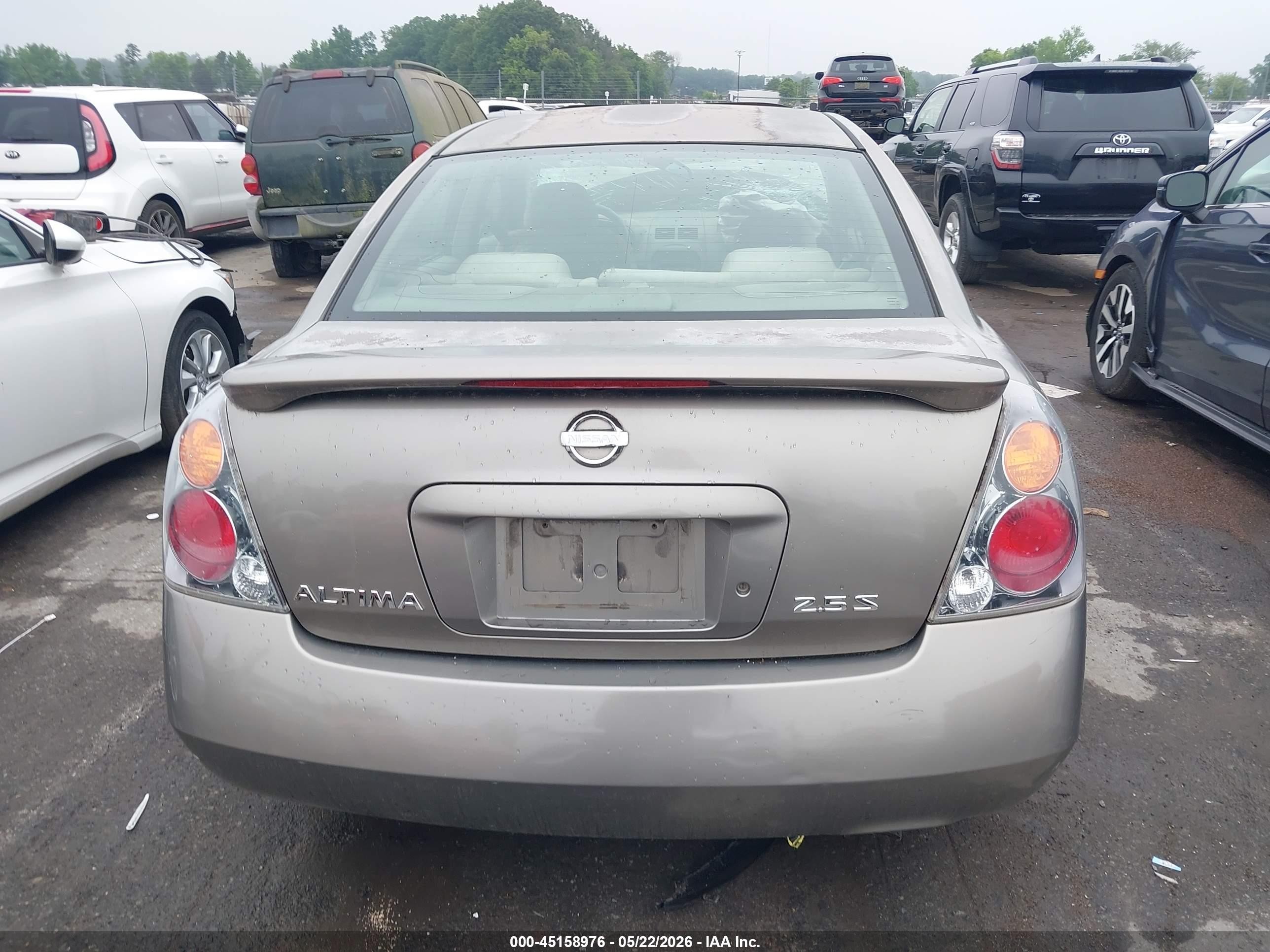 2002 Nissan Altima 2.5 S Gray vin: 1N4AL11D22C204342