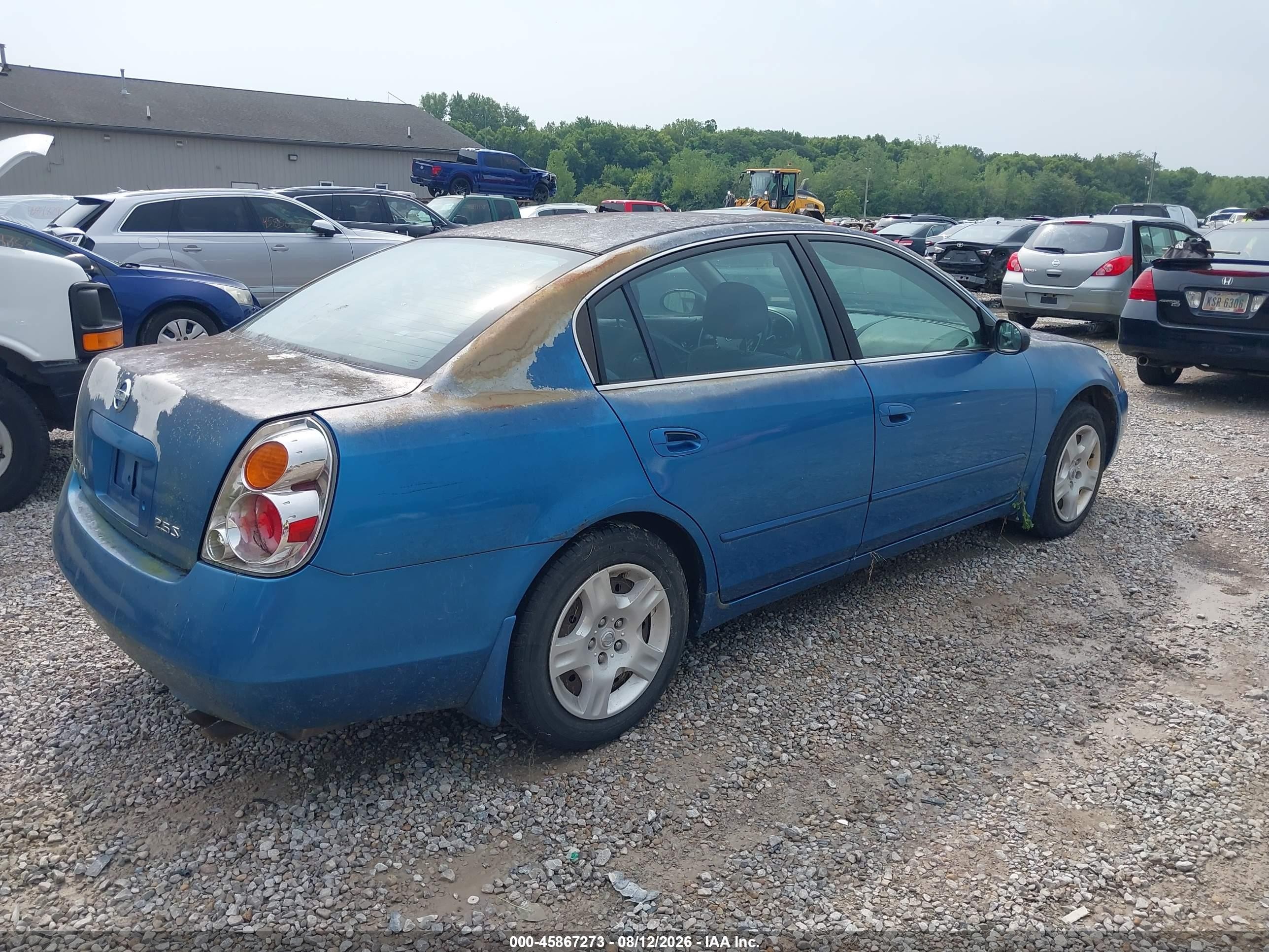 2003 Nissan Altima 2.5 S Blue vin: 1N4AL11D23C149621