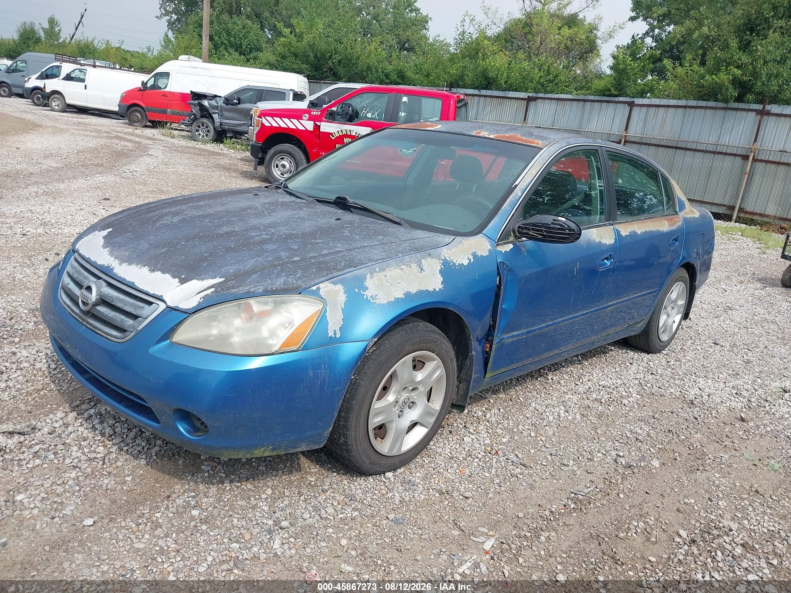 2003 Nissan Altima 2.5 S Blue vin: 1N4AL11D23C149621