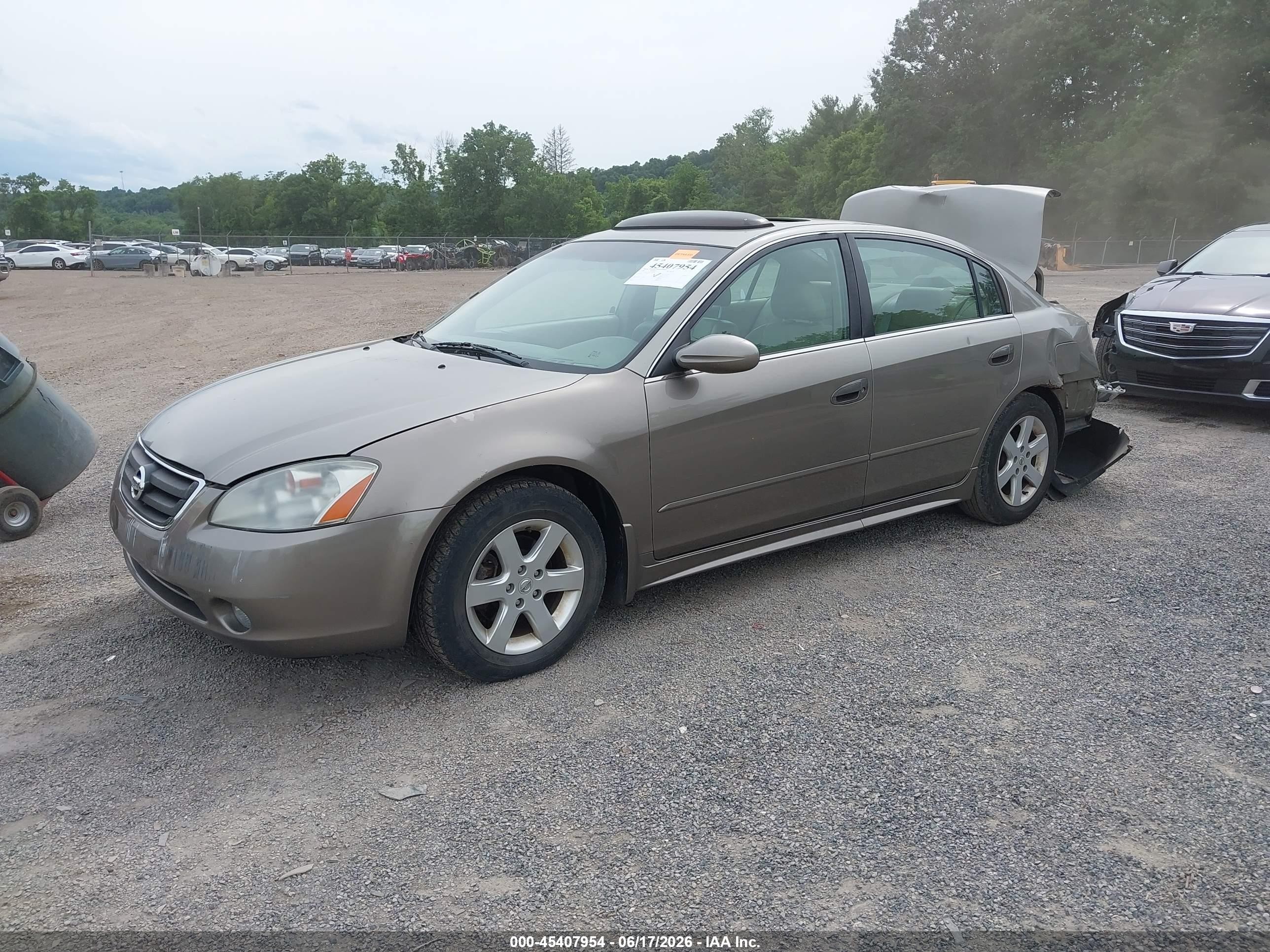 2003 Nissan Altima 2.5 Sl Beige vin: 1N4AL11D23C166256