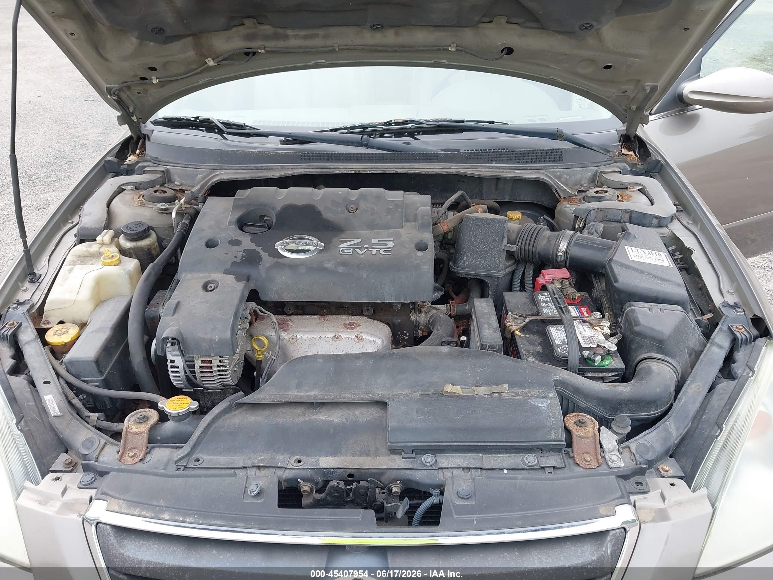 2003 Nissan Altima 2.5 Sl Beige vin: 1N4AL11D23C166256