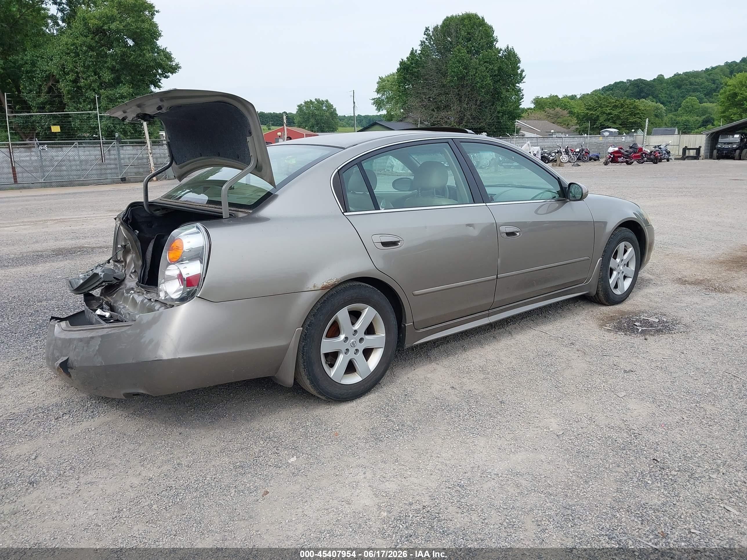 2003 Nissan Altima 2.5 Sl Beige vin: 1N4AL11D23C166256