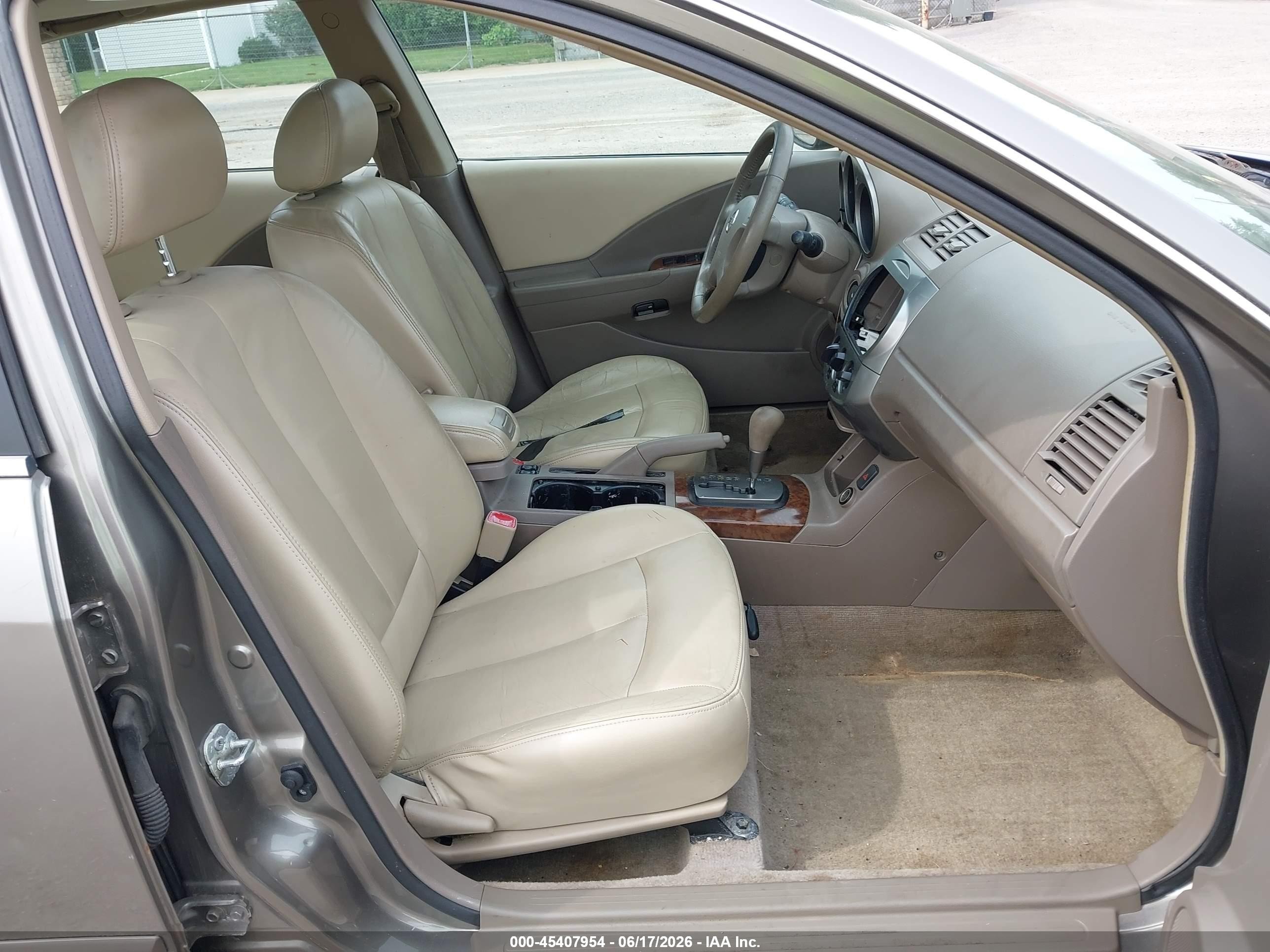 2003 Nissan Altima 2.5 Sl Beige vin: 1N4AL11D23C166256