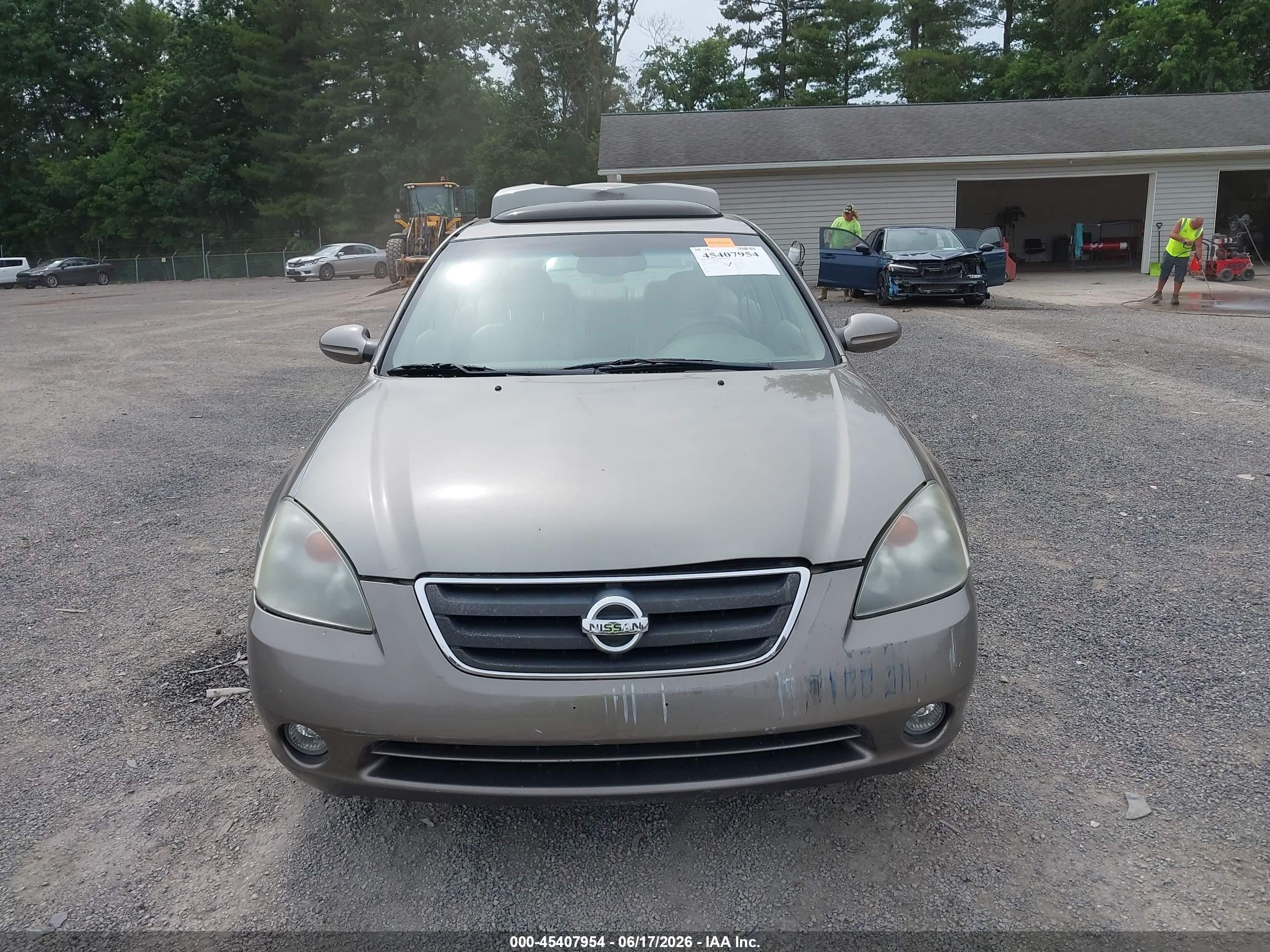 2003 Nissan Altima 2.5 Sl Beige vin: 1N4AL11D23C166256