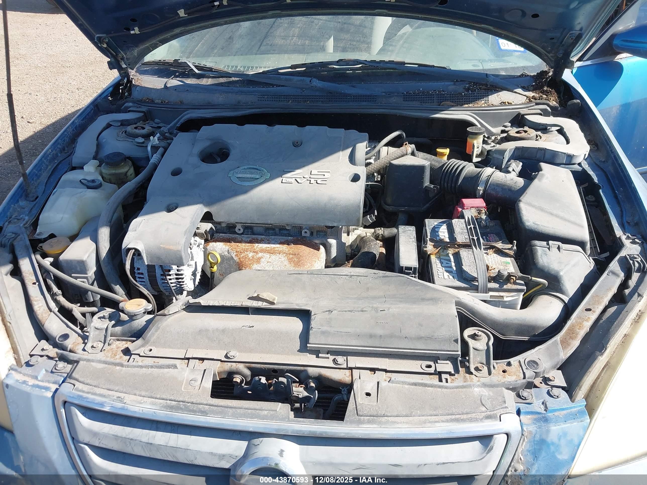2003 Nissan Altima 2.5 S Blue vin: 1N4AL11D23C197510
