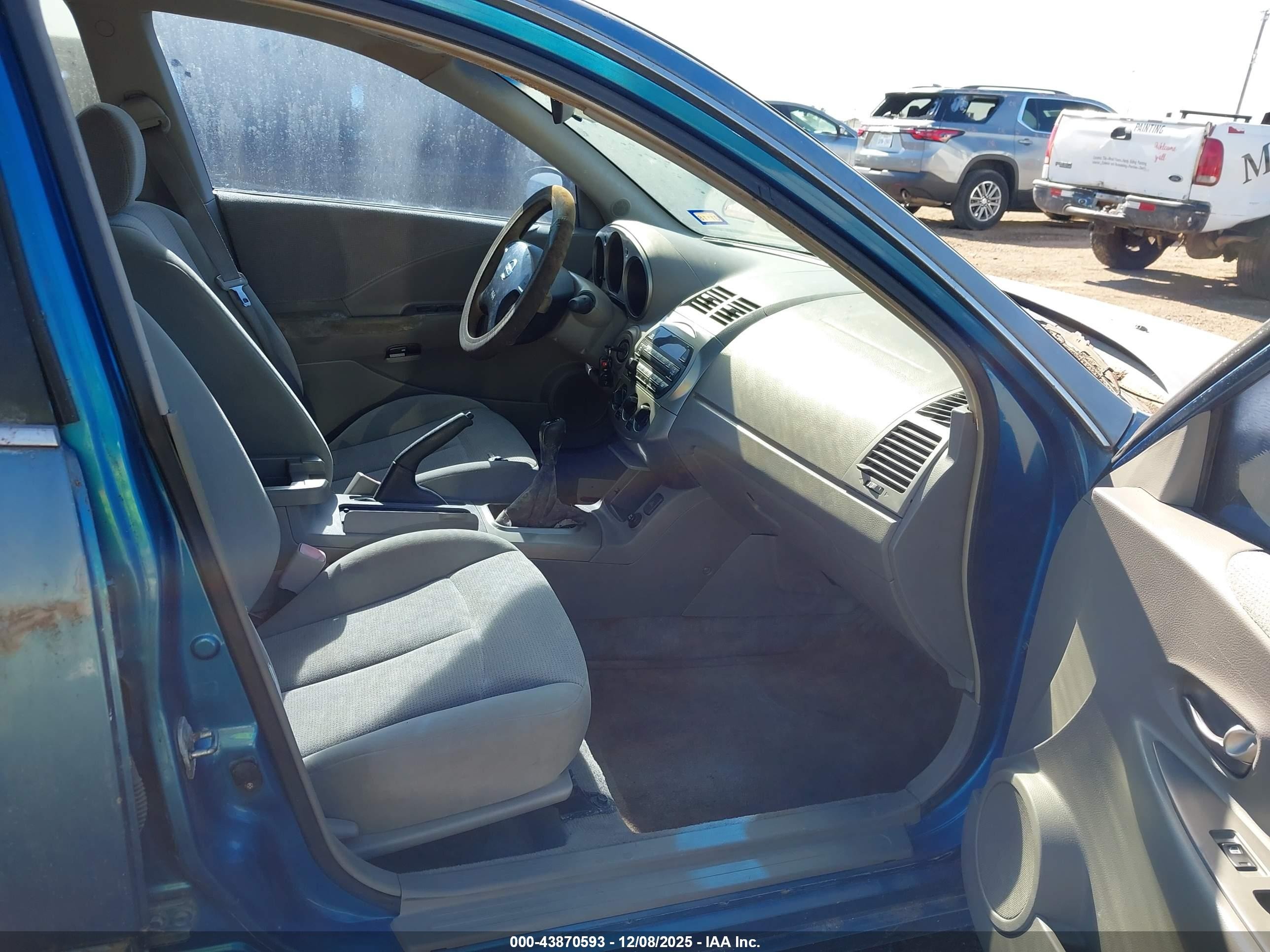 2003 Nissan Altima 2.5 S Blue vin: 1N4AL11D23C197510