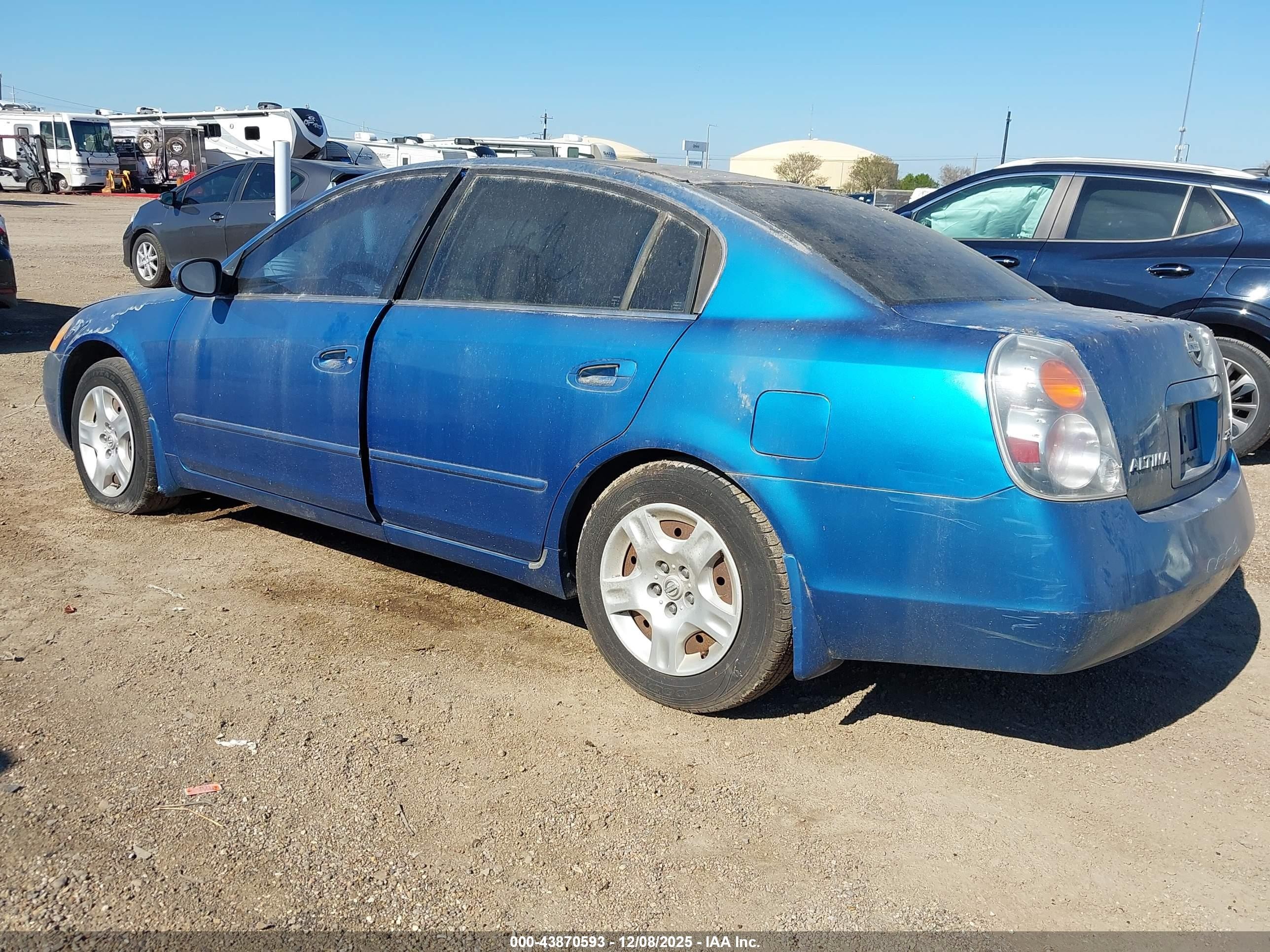 2003 Nissan Altima 2.5 S Blue vin: 1N4AL11D23C197510