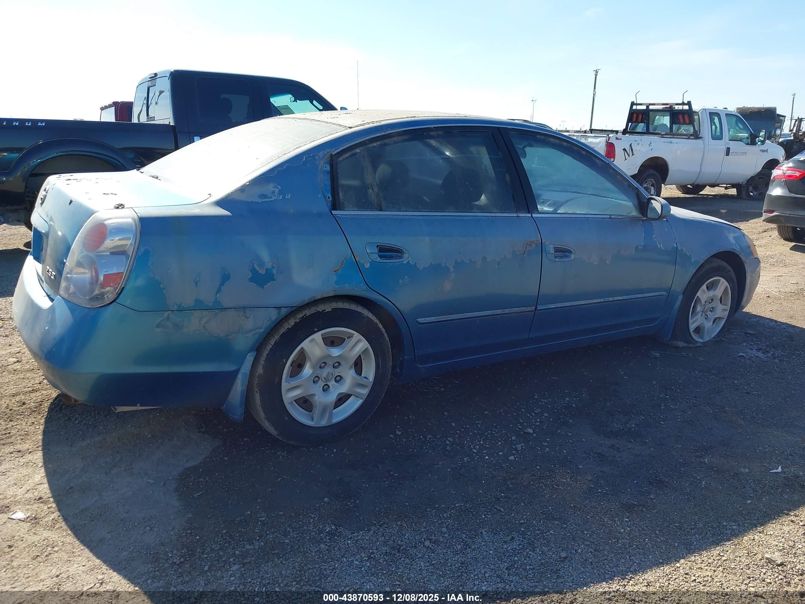 2003 Nissan Altima 2.5 S Blue vin: 1N4AL11D23C197510