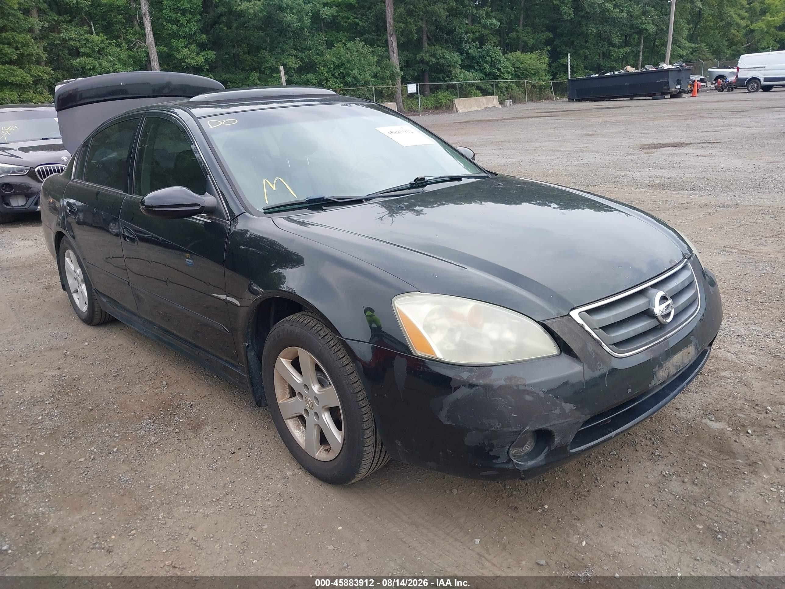 2003 Nissan Altima 2.5 Sl Черный vin: 1N4AL11D23C343260