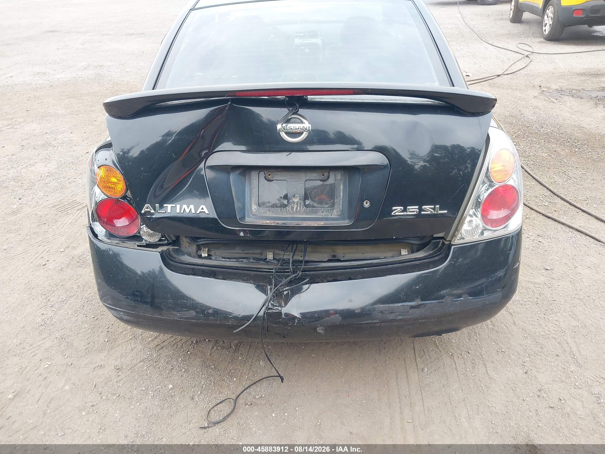 2003 Nissan Altima 2.5 Sl Черный vin: 1N4AL11D23C343260