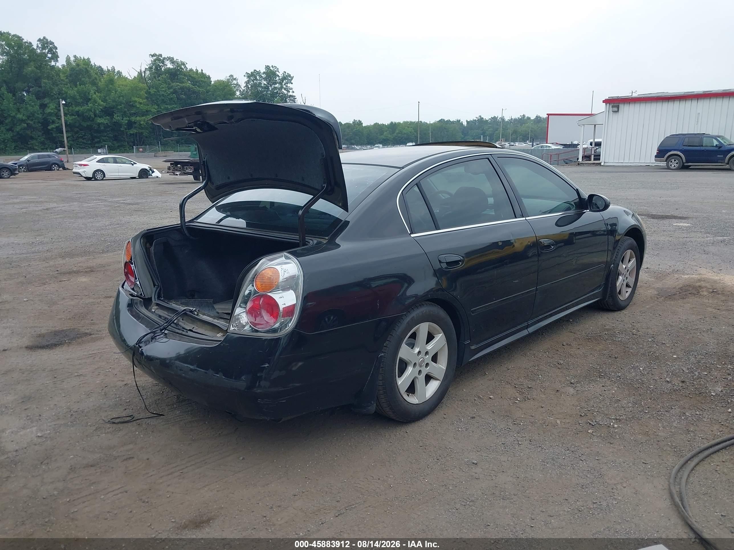 2003 Nissan Altima 2.5 Sl Черный vin: 1N4AL11D23C343260