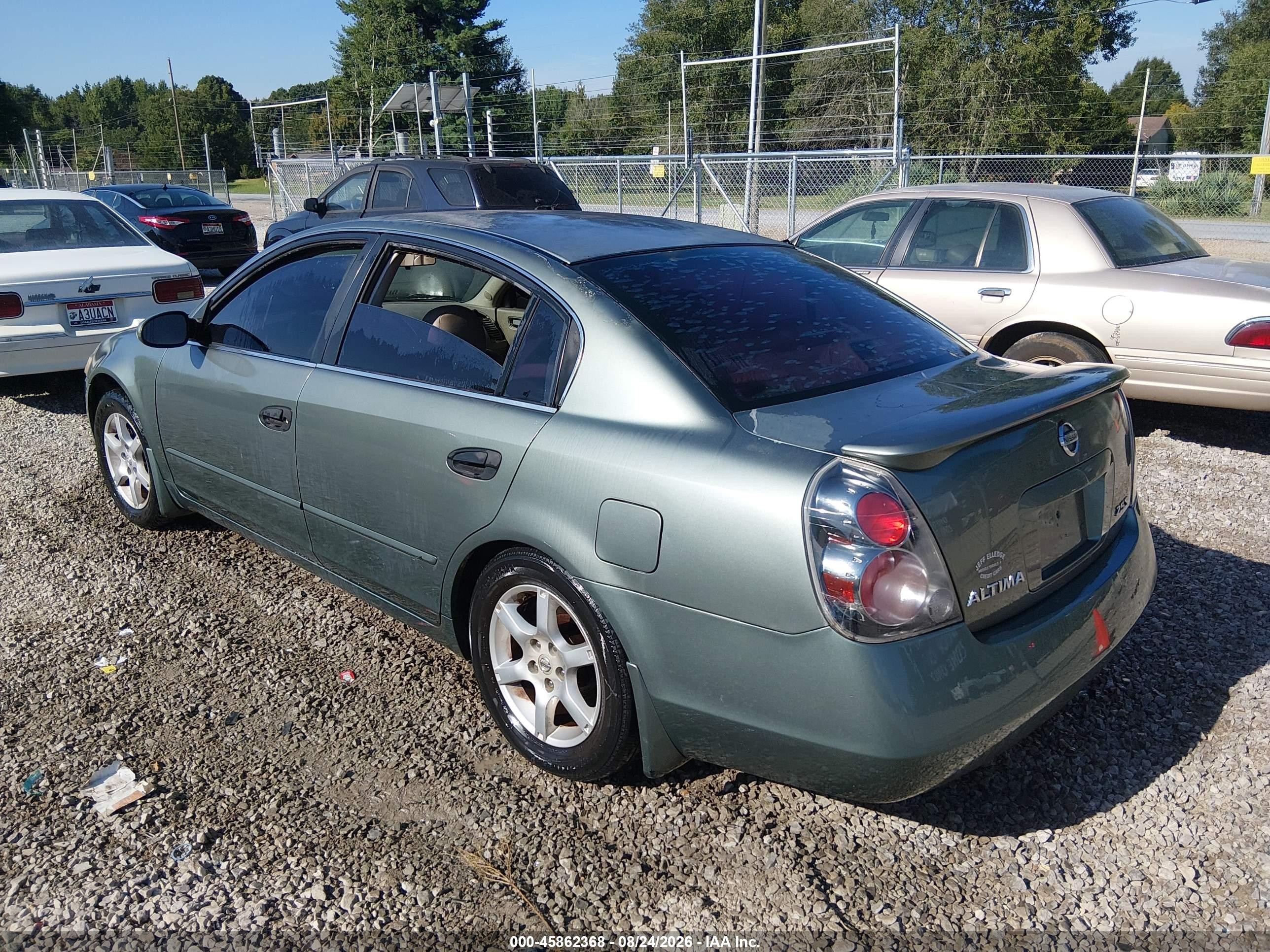 2005 Nissan Altima 2.5 S Green vin: 1N4AL11D25C140422
