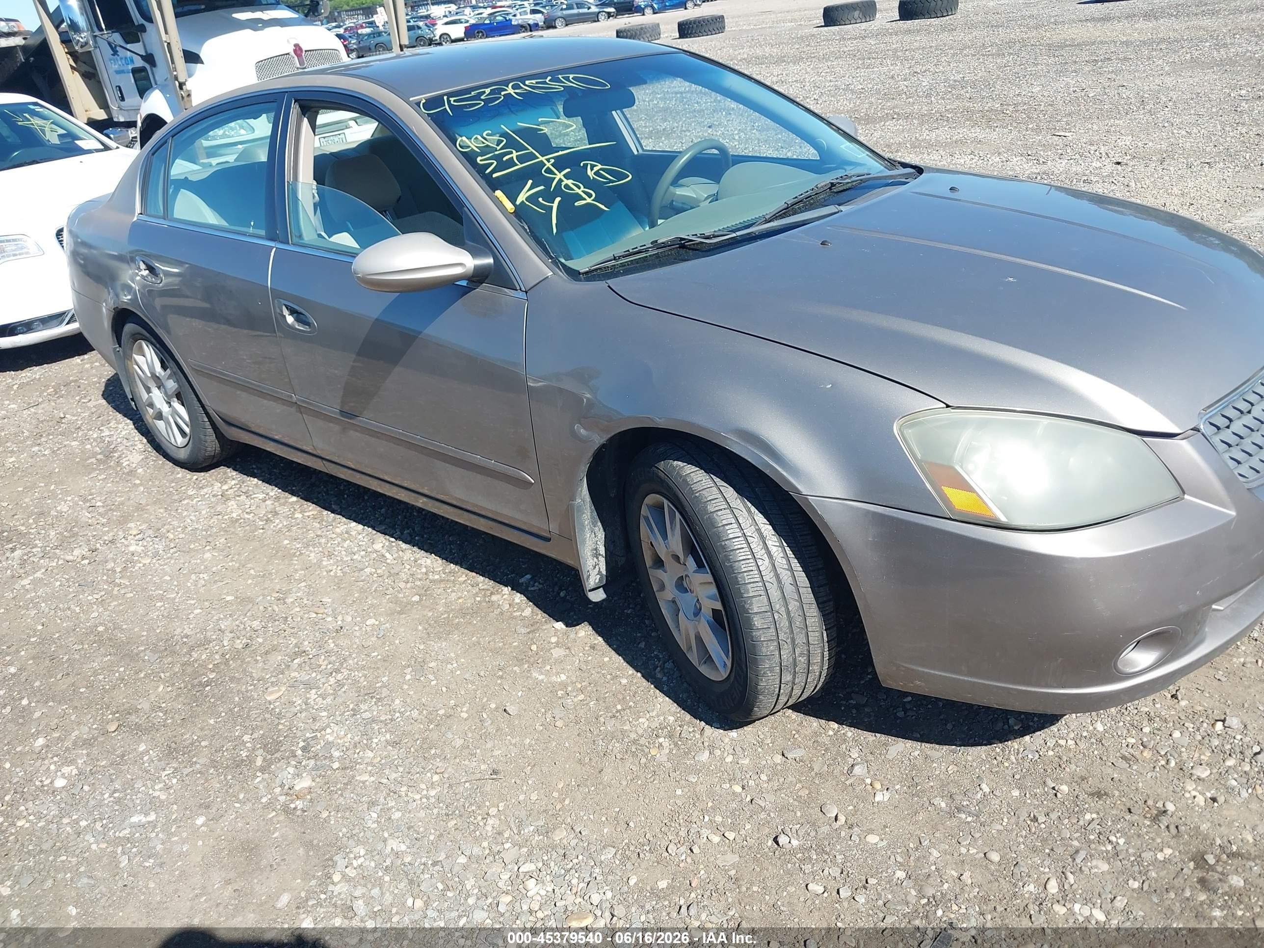 2005 Nissan Altima 2.5 S Gray vin: 1N4AL11D25C173002