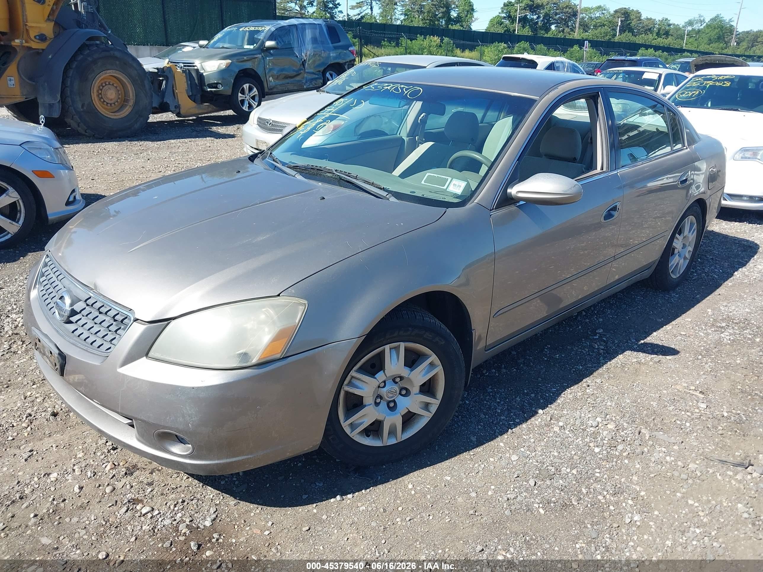 2005 Nissan Altima 2.5 S Gray vin: 1N4AL11D25C173002