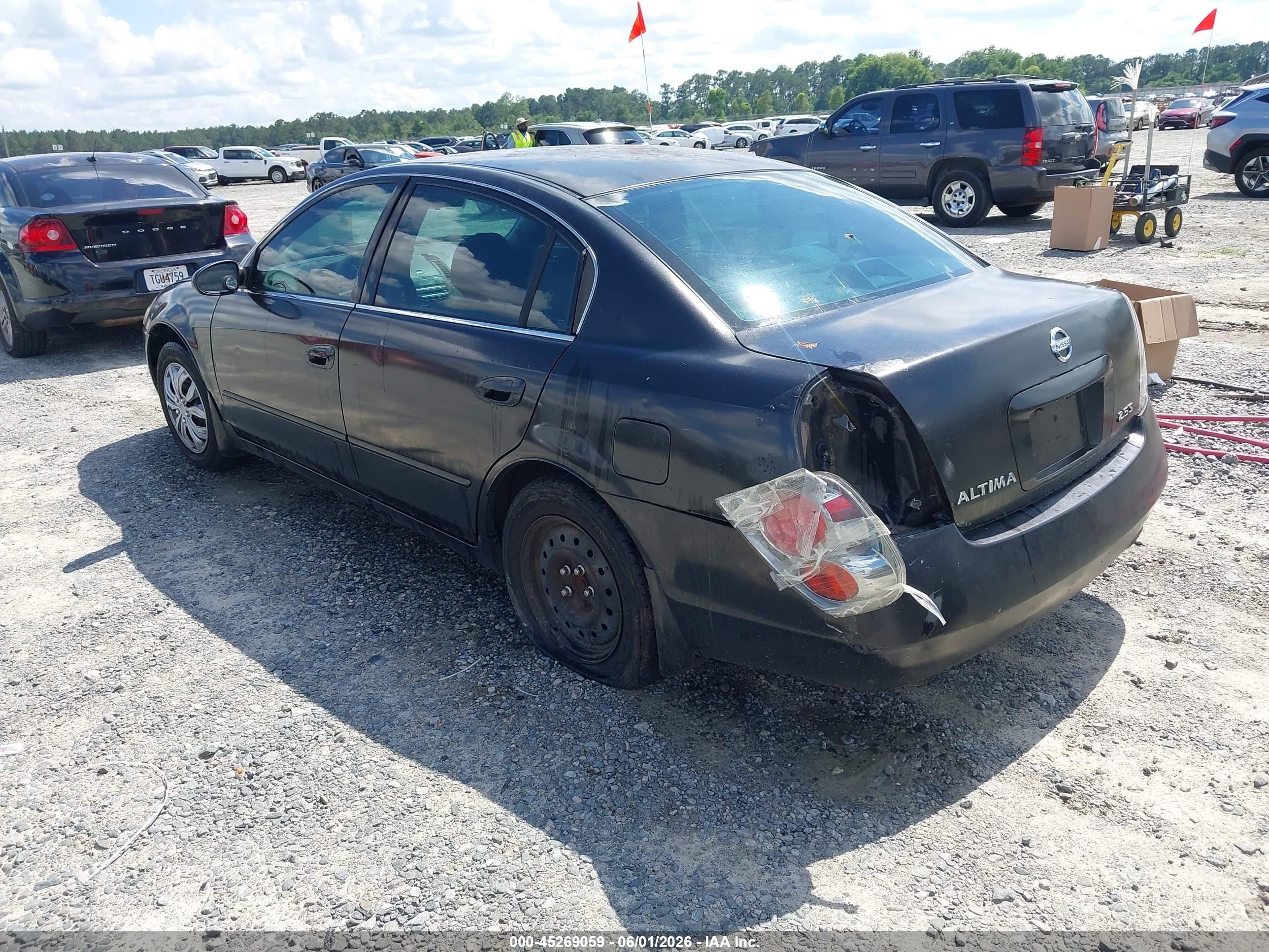 2005 Nissan Altima 2.5 S Black vin: 1N4AL11D25C205706
