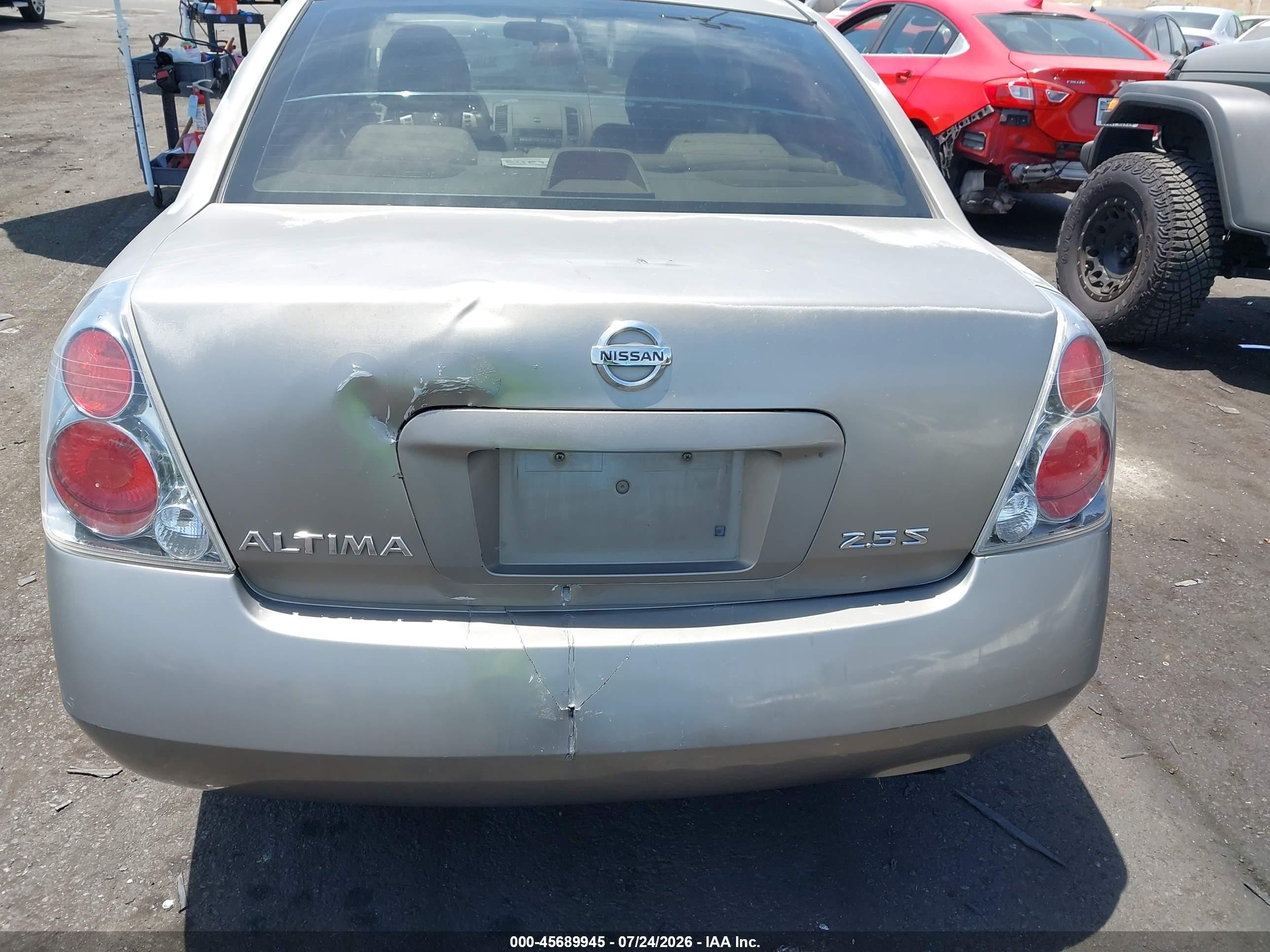2005 Nissan Altima 2.5 S Brown vin: 1N4AL11D25C312996