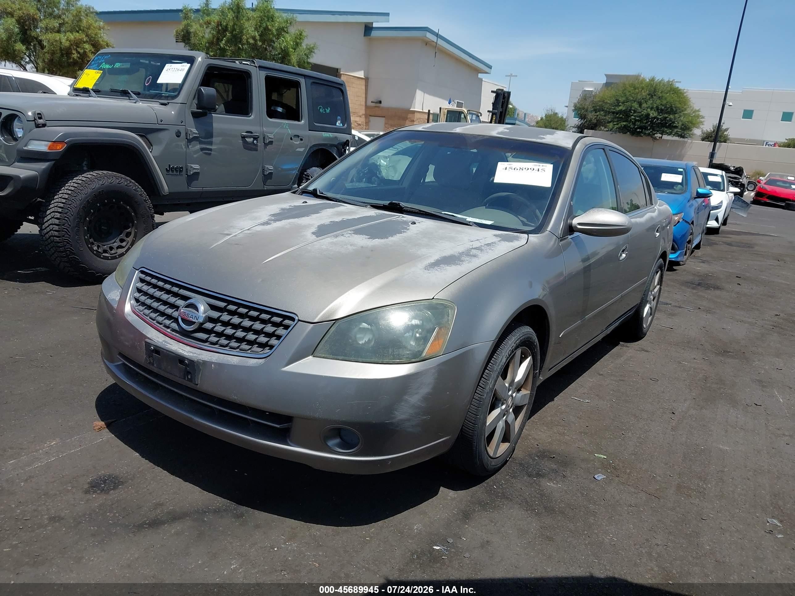 2005 Nissan Altima 2.5 S Brown vin: 1N4AL11D25C312996
