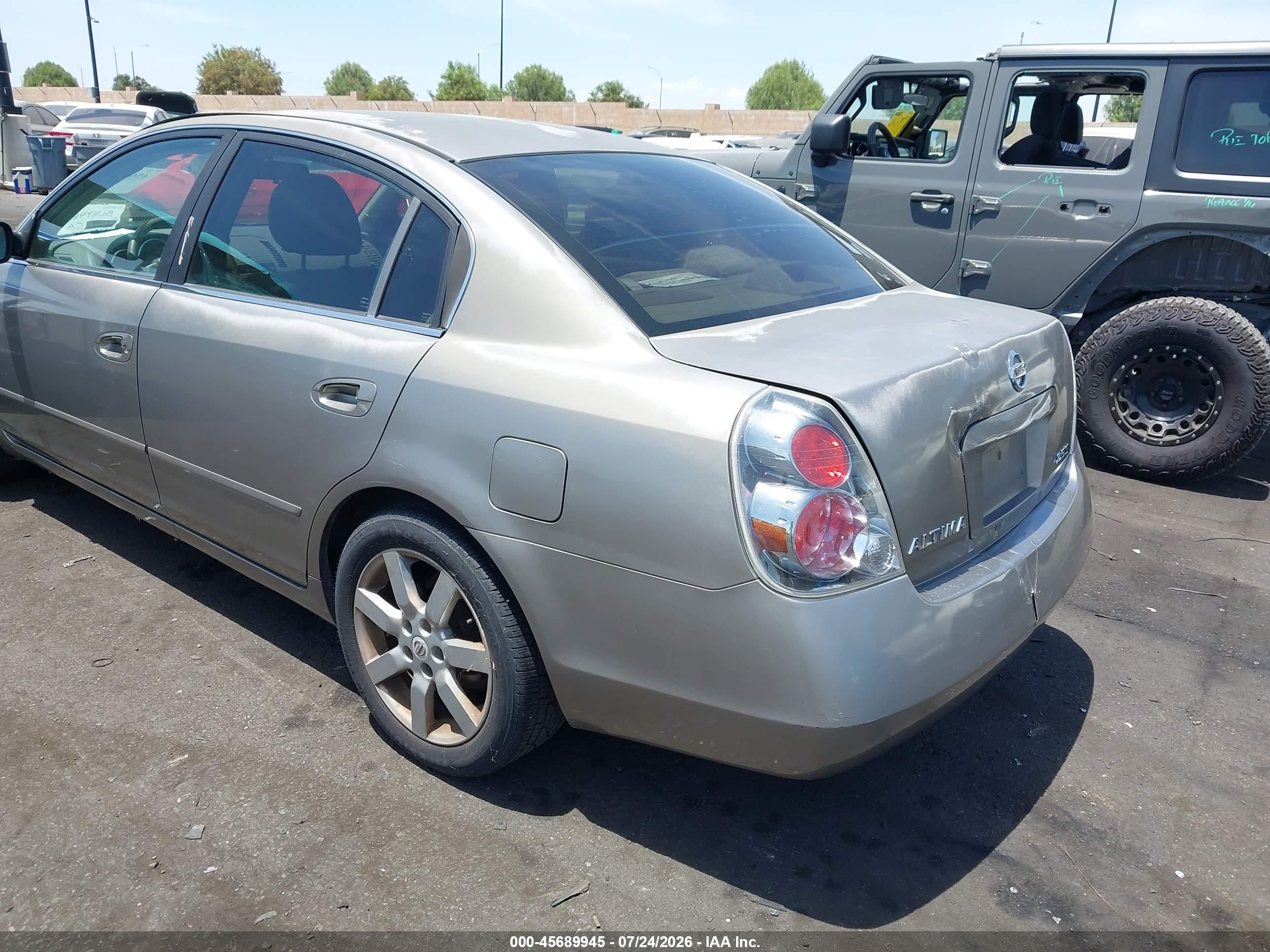 2005 Nissan Altima 2.5 S Brown vin: 1N4AL11D25C312996