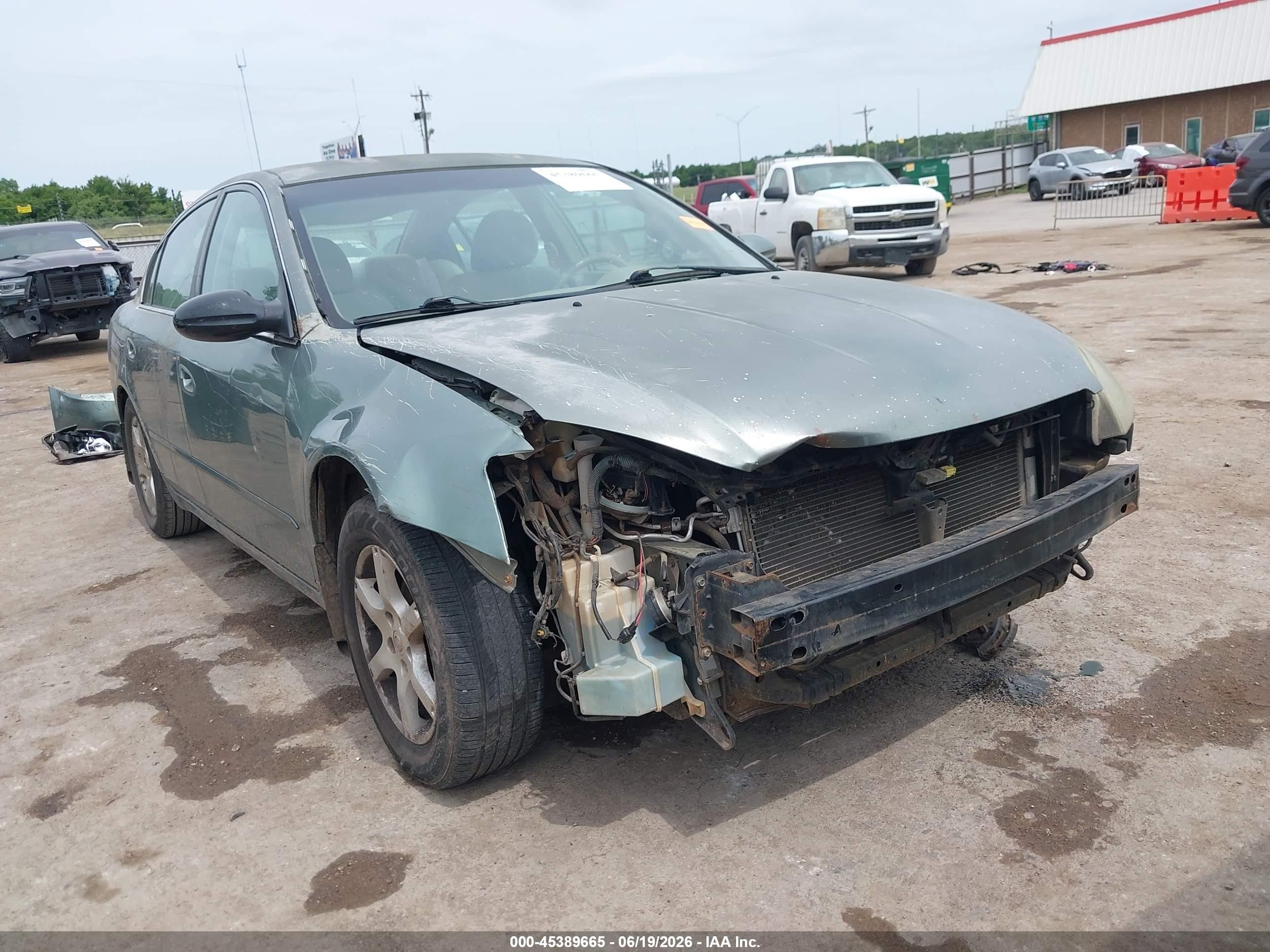 2005 Nissan Altima 2.5 S Green vin: 1N4AL11D25N440501