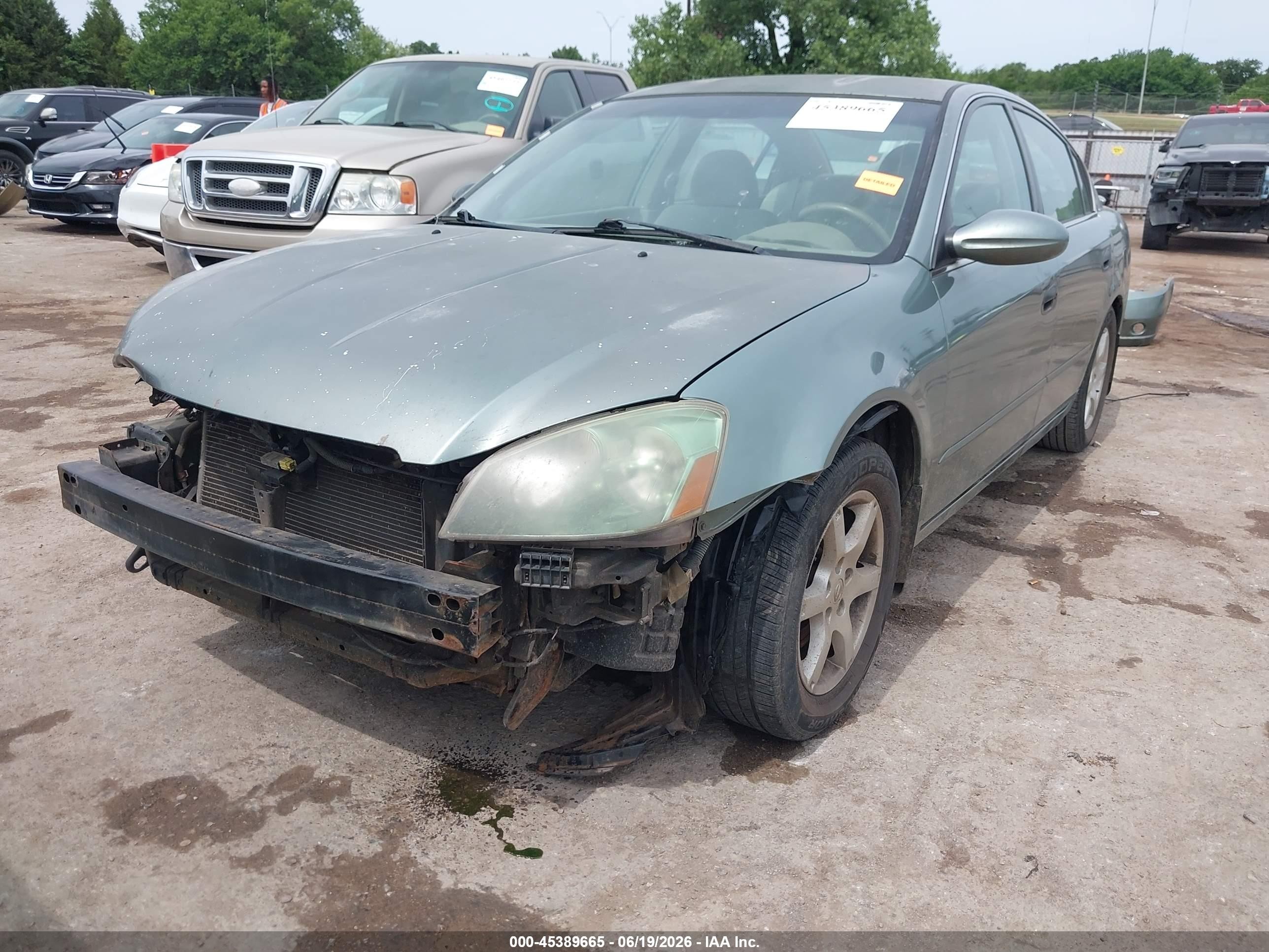 2005 Nissan Altima 2.5 S Green vin: 1N4AL11D25N440501