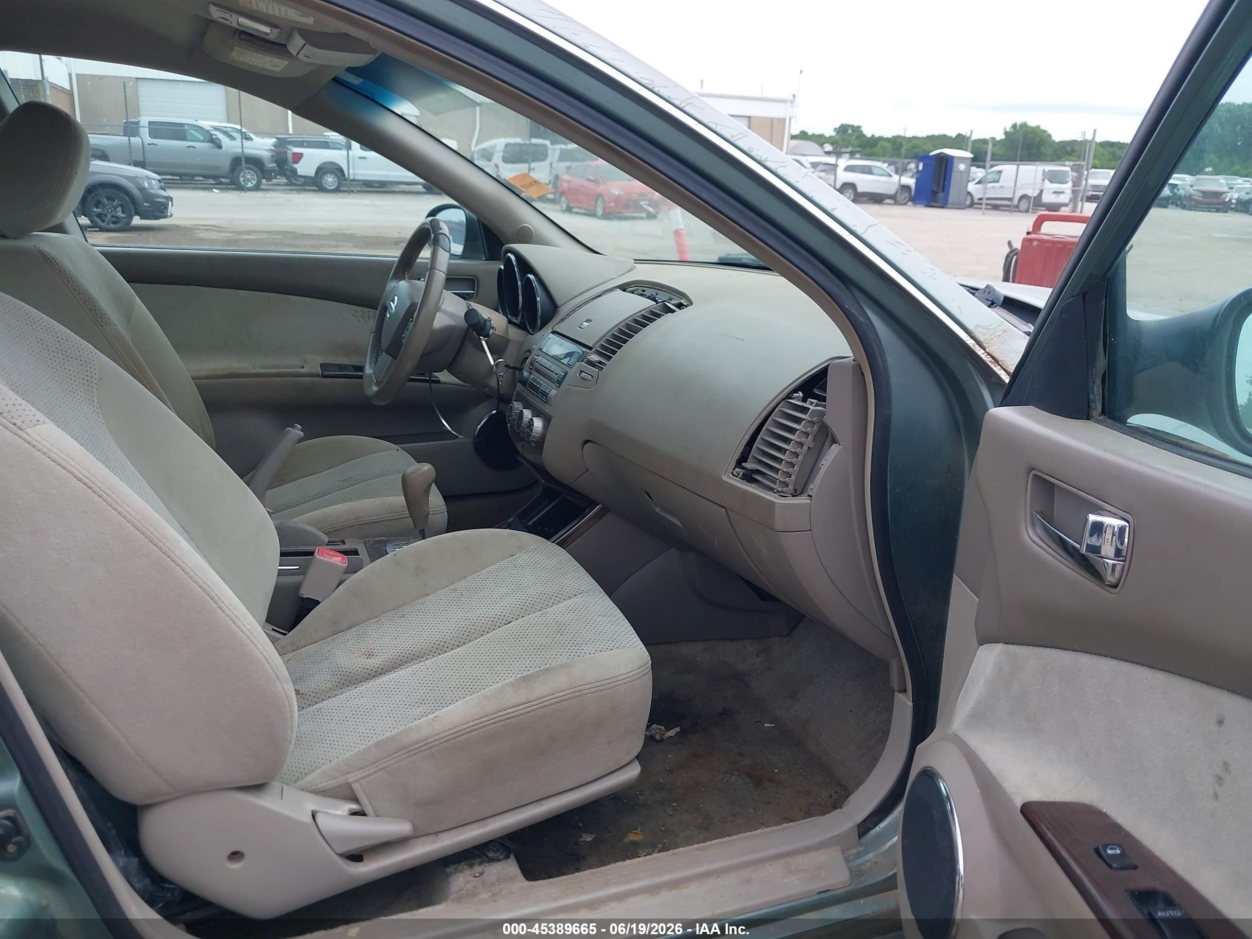 2005 Nissan Altima 2.5 S Green vin: 1N4AL11D25N440501