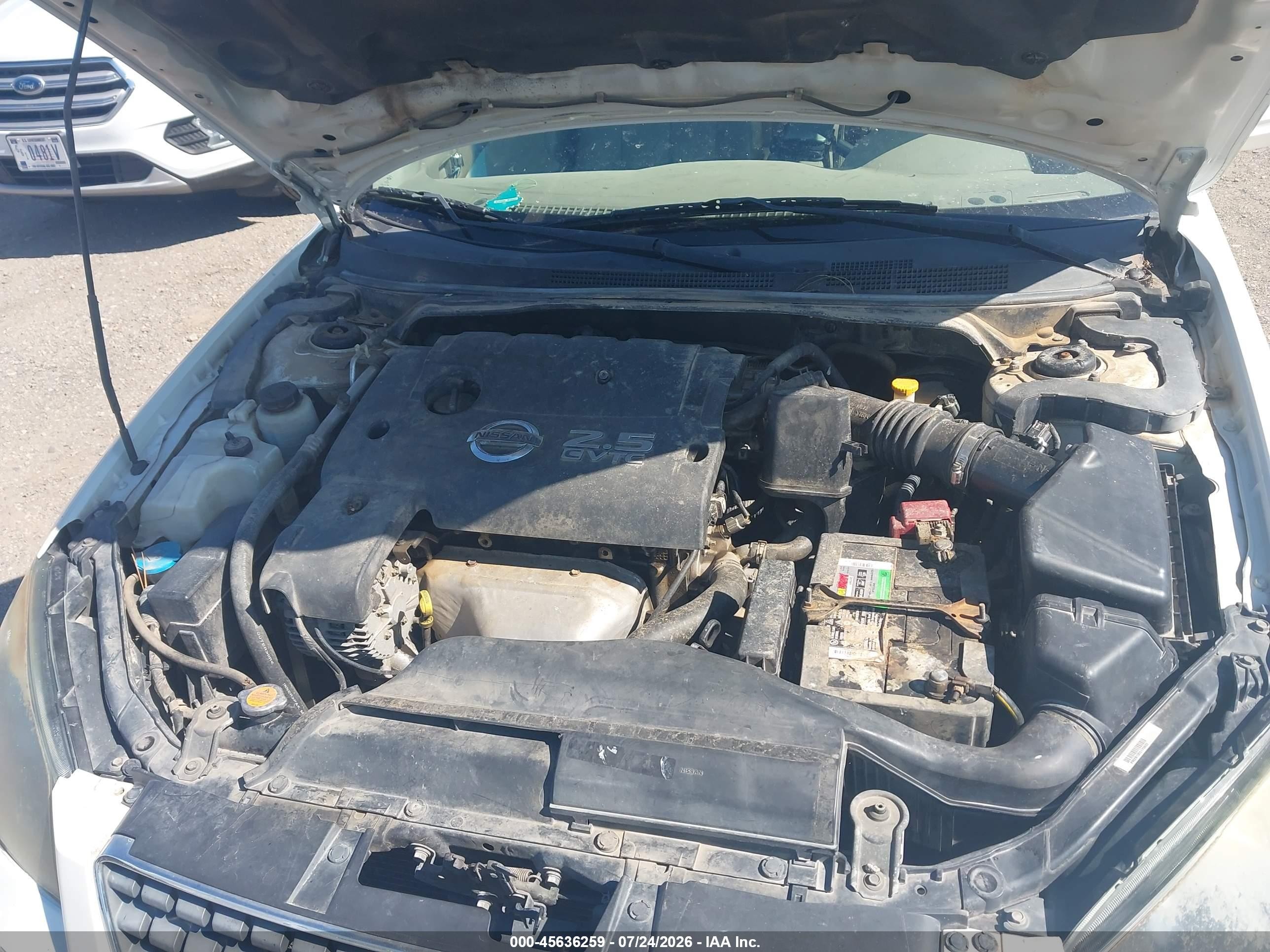 2005 Nissan Altima 2.5 S White vin: 1N4AL11D25N914804