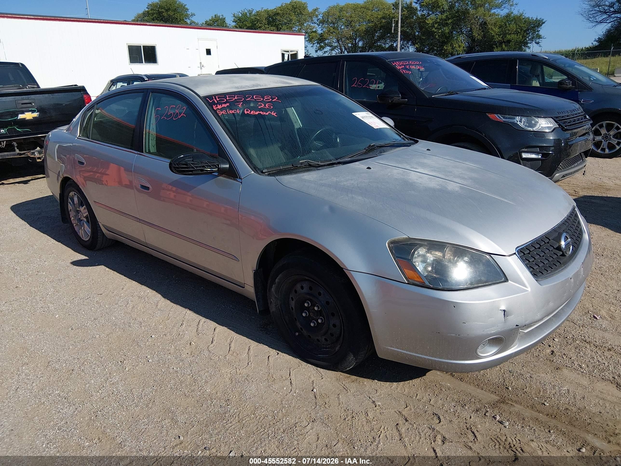 2006 Nissan Altima 2.5 S Silver vin: 1N4AL11D26C150420
