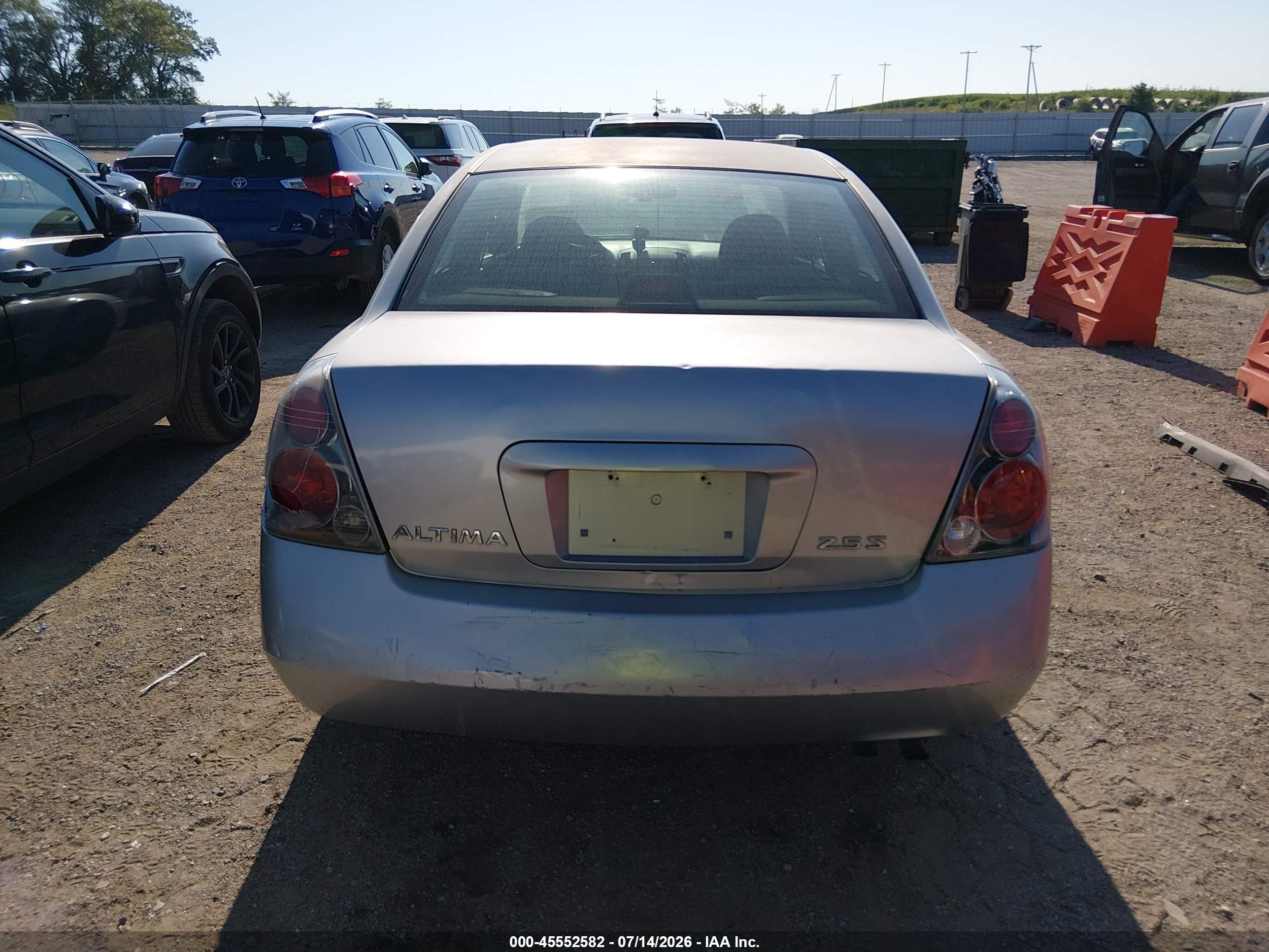 2006 Nissan Altima 2.5 S Silver vin: 1N4AL11D26C150420